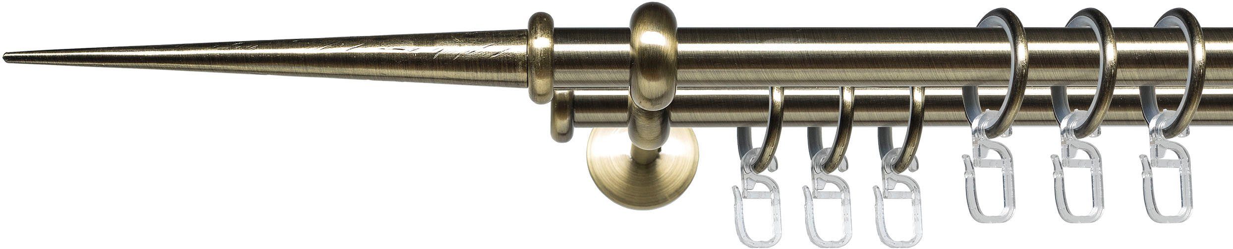 Liedeco Eindstuk voor gordijnroede Eindstuk, eindknop punt "Esperanca" voor 16 mm stangen (2 stuks)