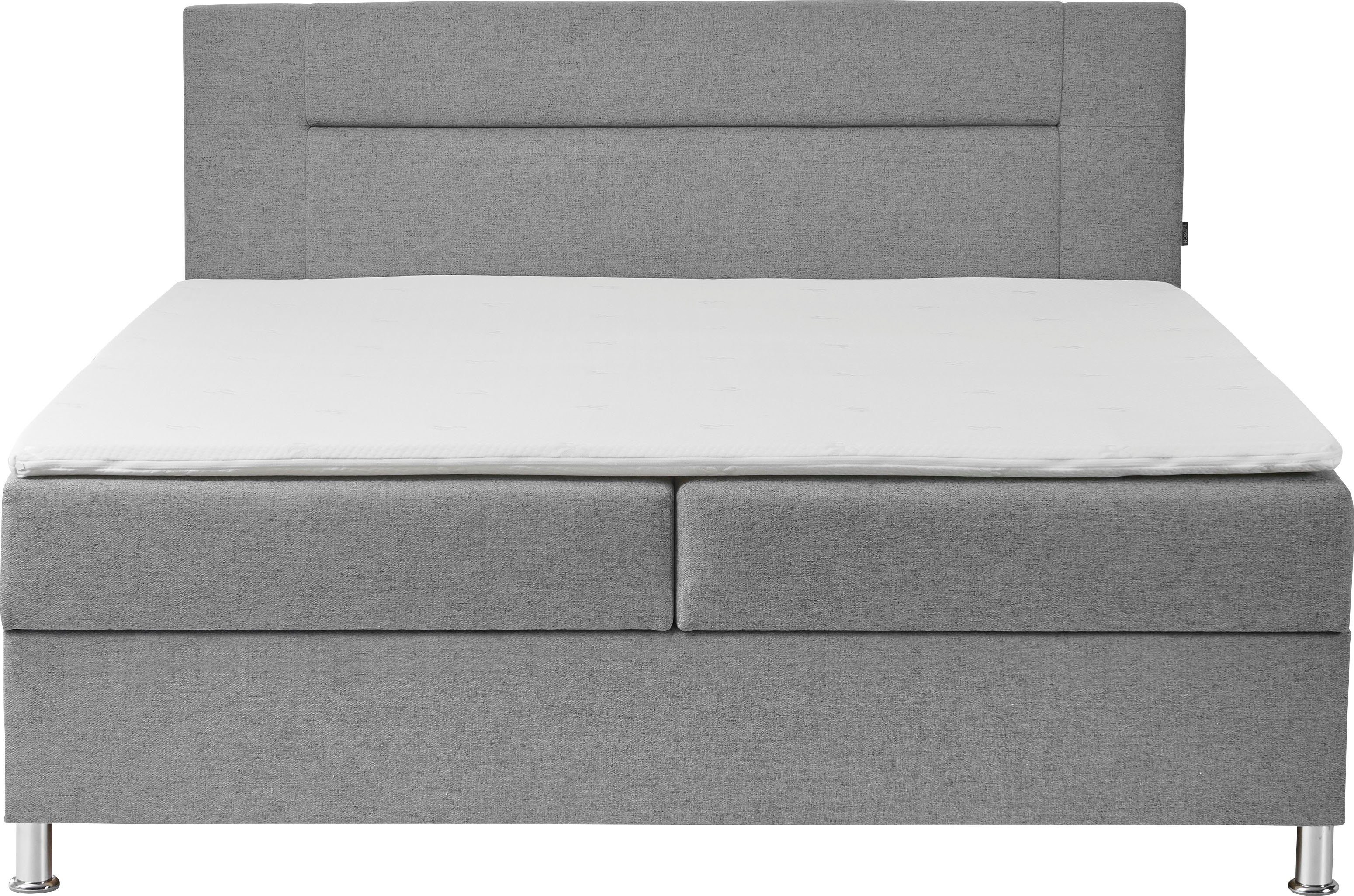 INOSIGN Boxspring Escalon met opbergruimte, inclusief topper beschikbaar in de breedtes 120x200 cm en 180x200 cm