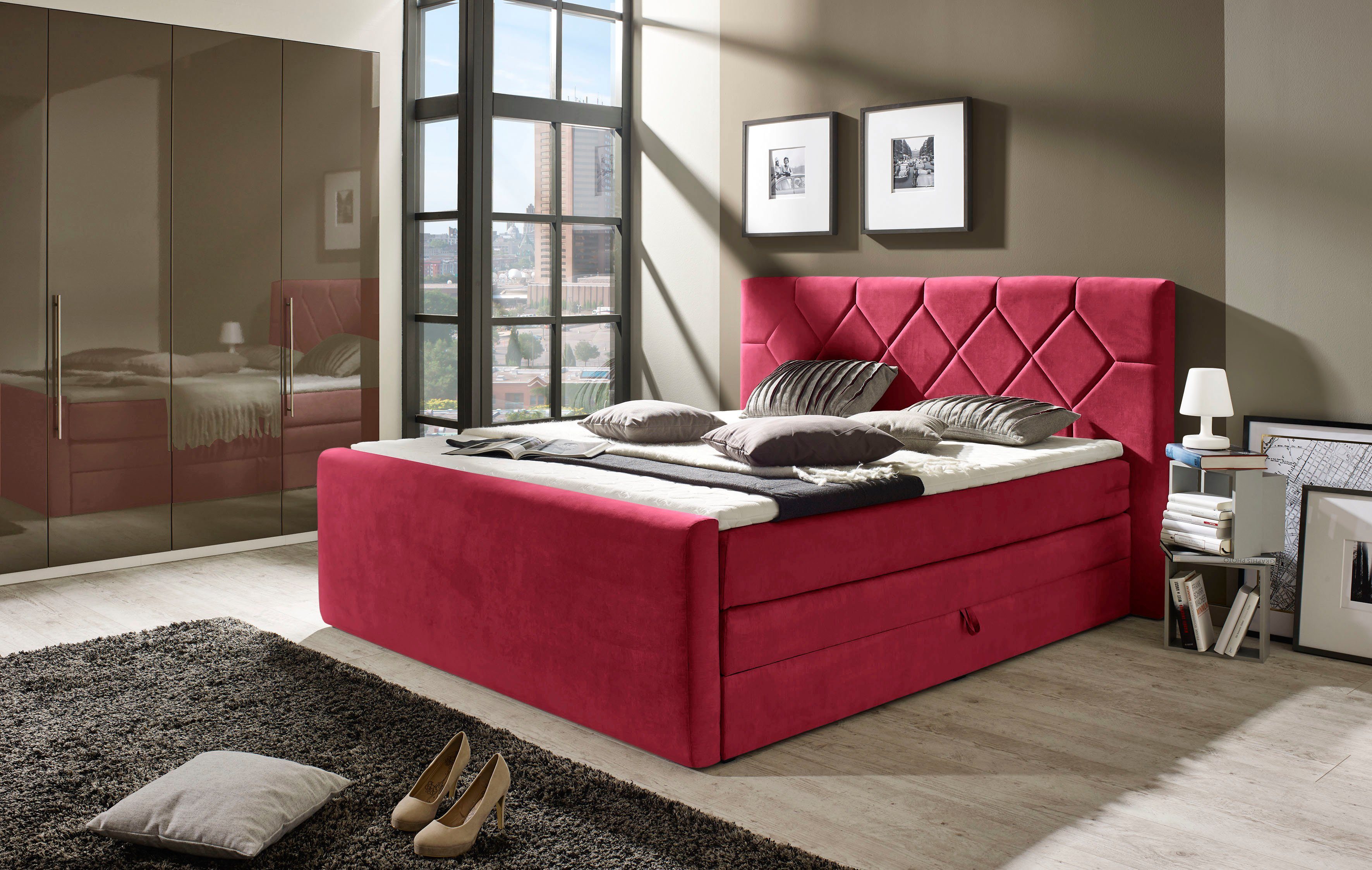 Places of Style Boxspring Atlanta inclusief topmatras en bedkist