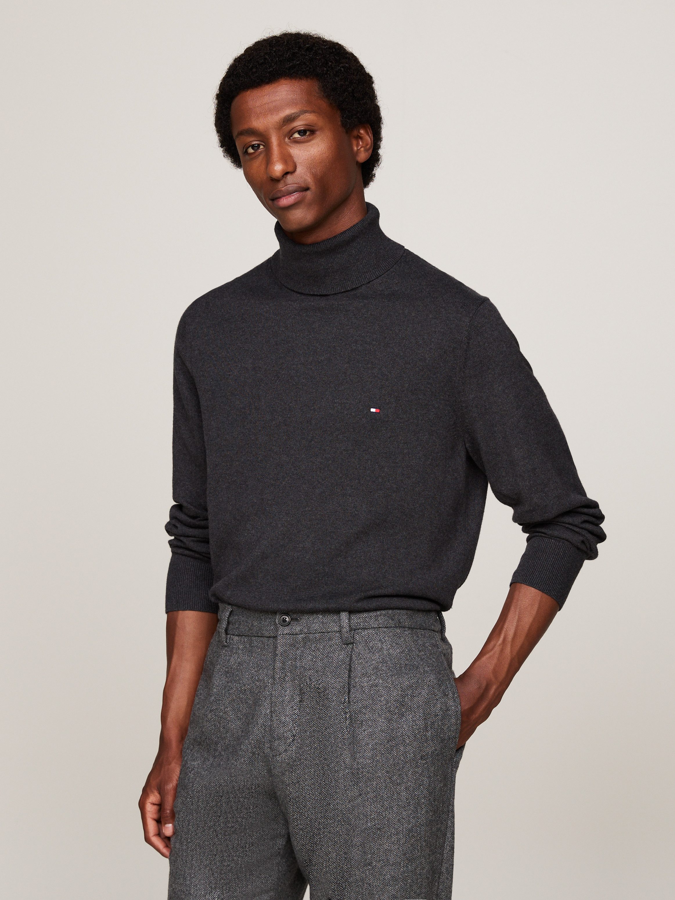 Tommy Hilfiger Coltrui PIMA ORG CTN CASHMERE ROLL NECK