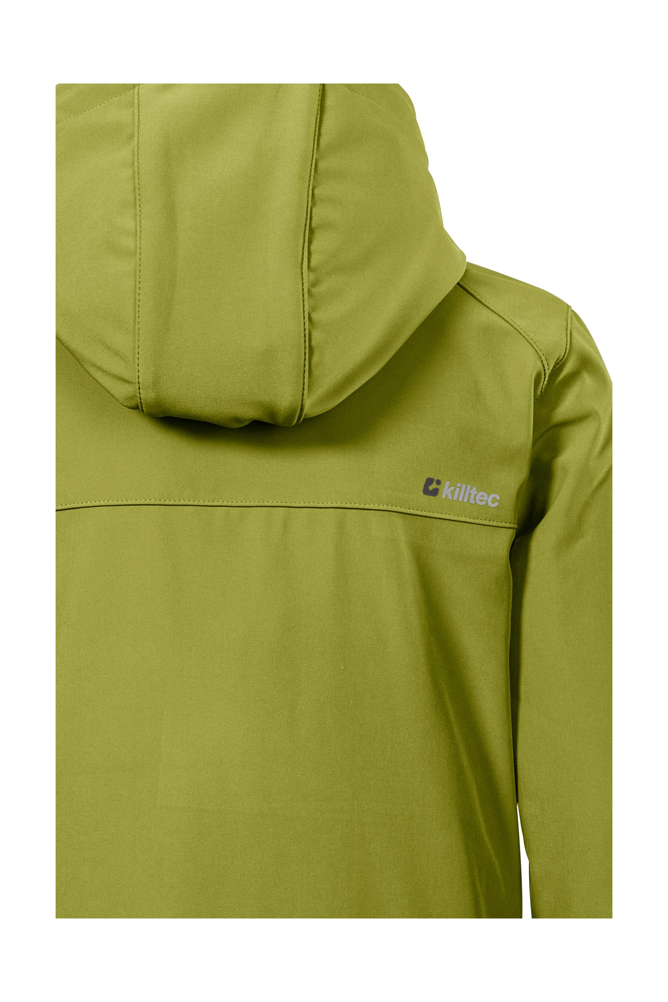 Killtec Softshell-jack Boys softshell-jack Waterafstotende softshelljack met capuchon, fleece en PFAs-vrij
