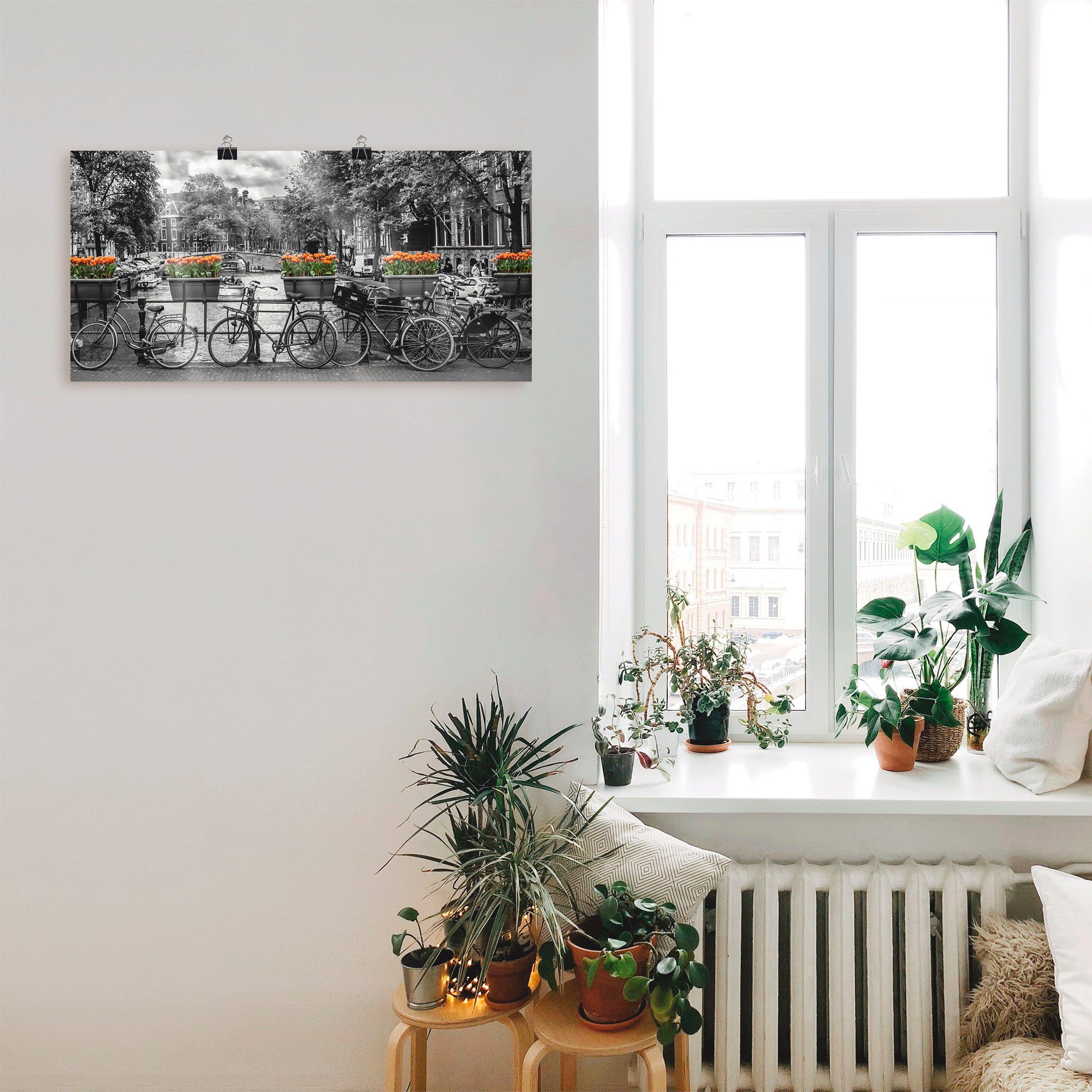 Artland Artprint Amsterdam Herengracht I als artprint op linnen, poster, muursticker in verschillende maten