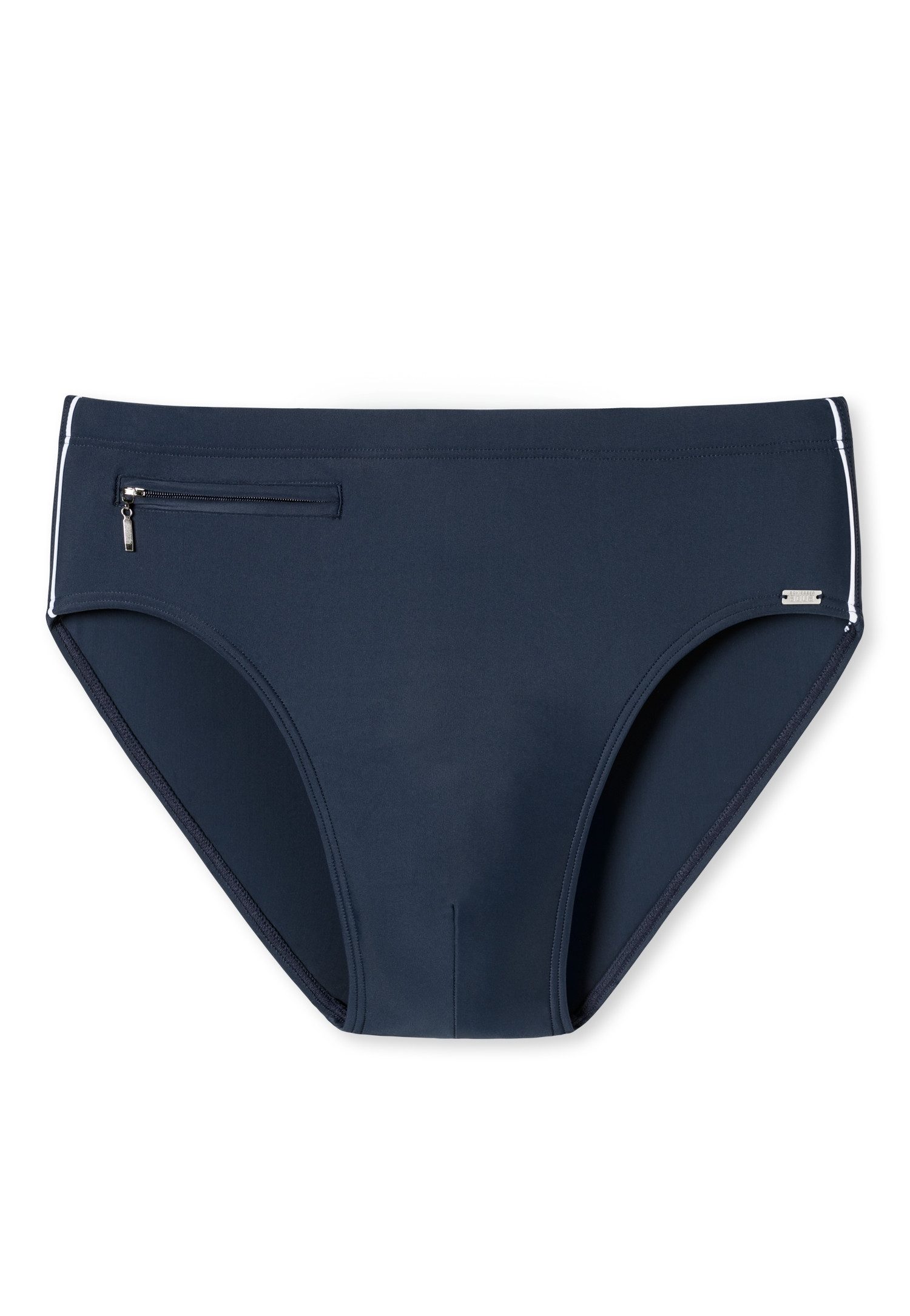 Schiesser Zwembroek Nautical Casual met extra platte ritszak