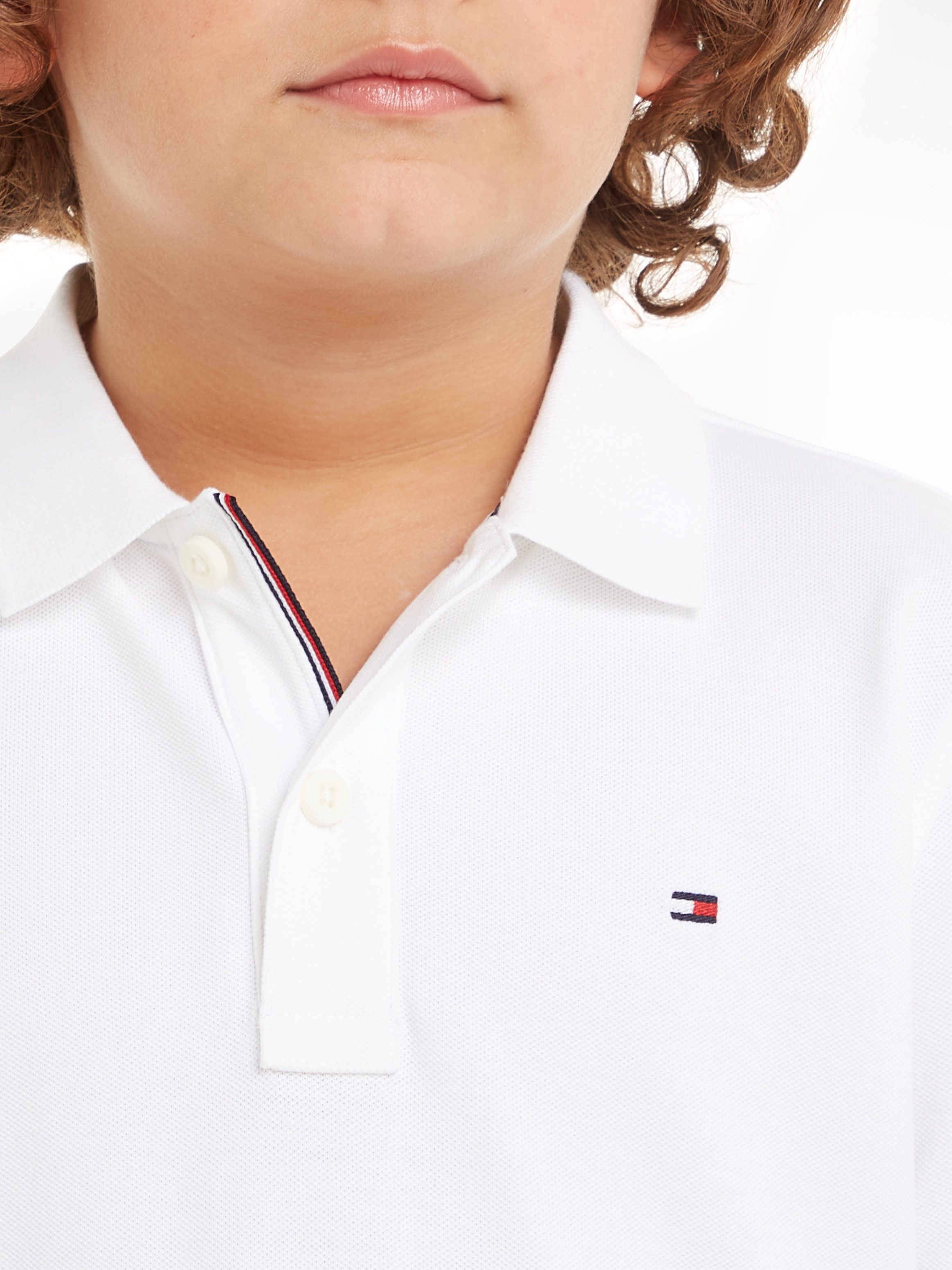 Tommy Hilfiger Poloshirt ESSENTIAL POLO LS Kinderen tot 16 jaar met logostiksel