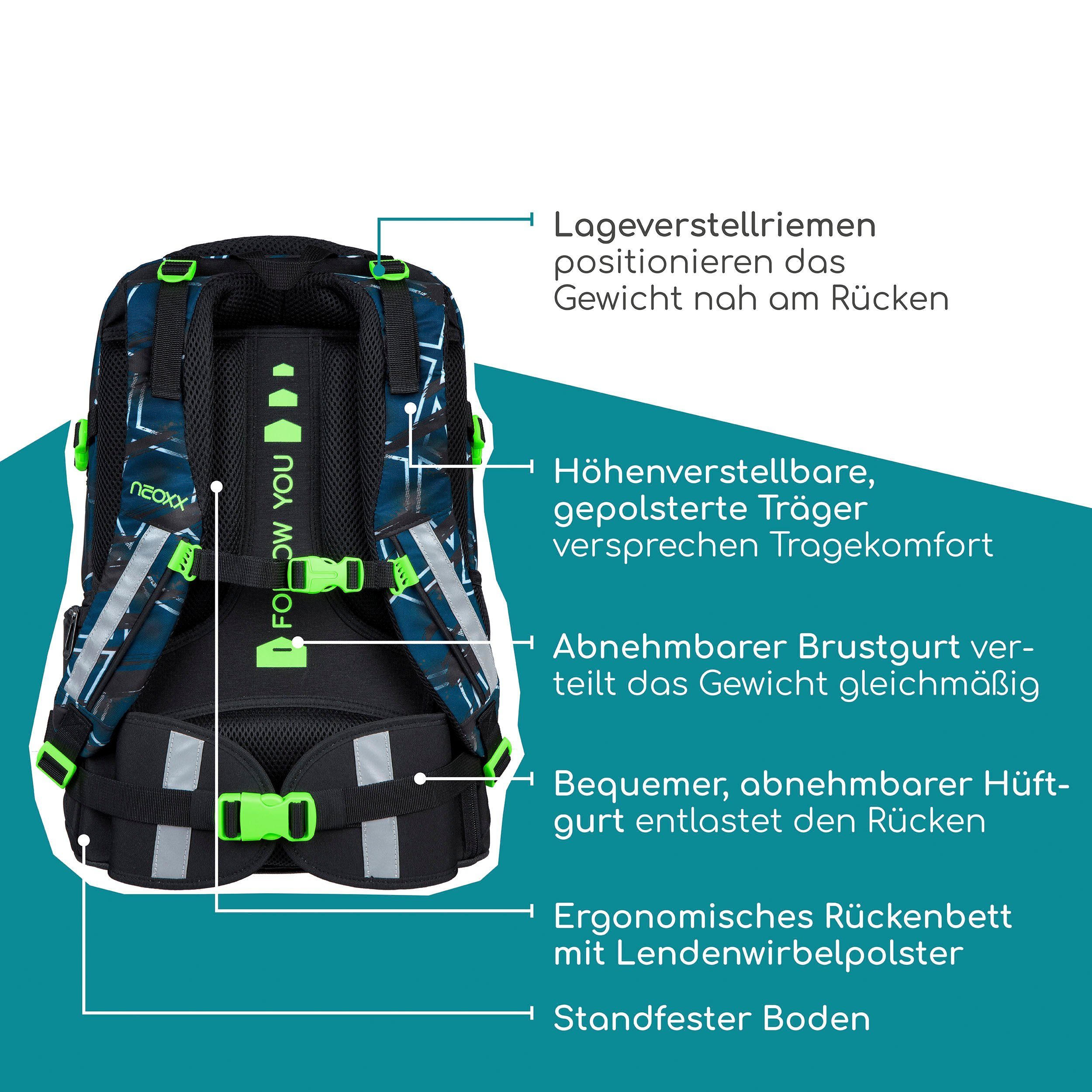 neoxx Schoolrugzak Active Pro, Flash Yourself