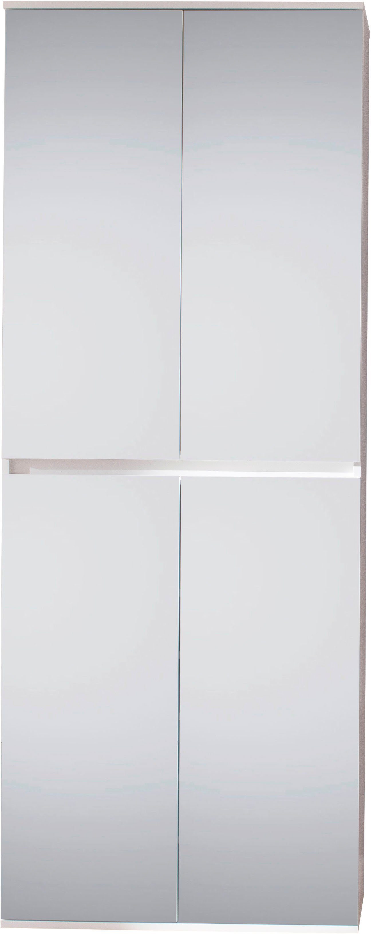 INOSIGN Halmeubelset Malcesine 3 multifunctionele kasten met spiegelglasfronten - (b/d/h) 222/34/191 cm (3-delig)