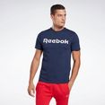 reebok t-shirt graphic series linear logo blauw