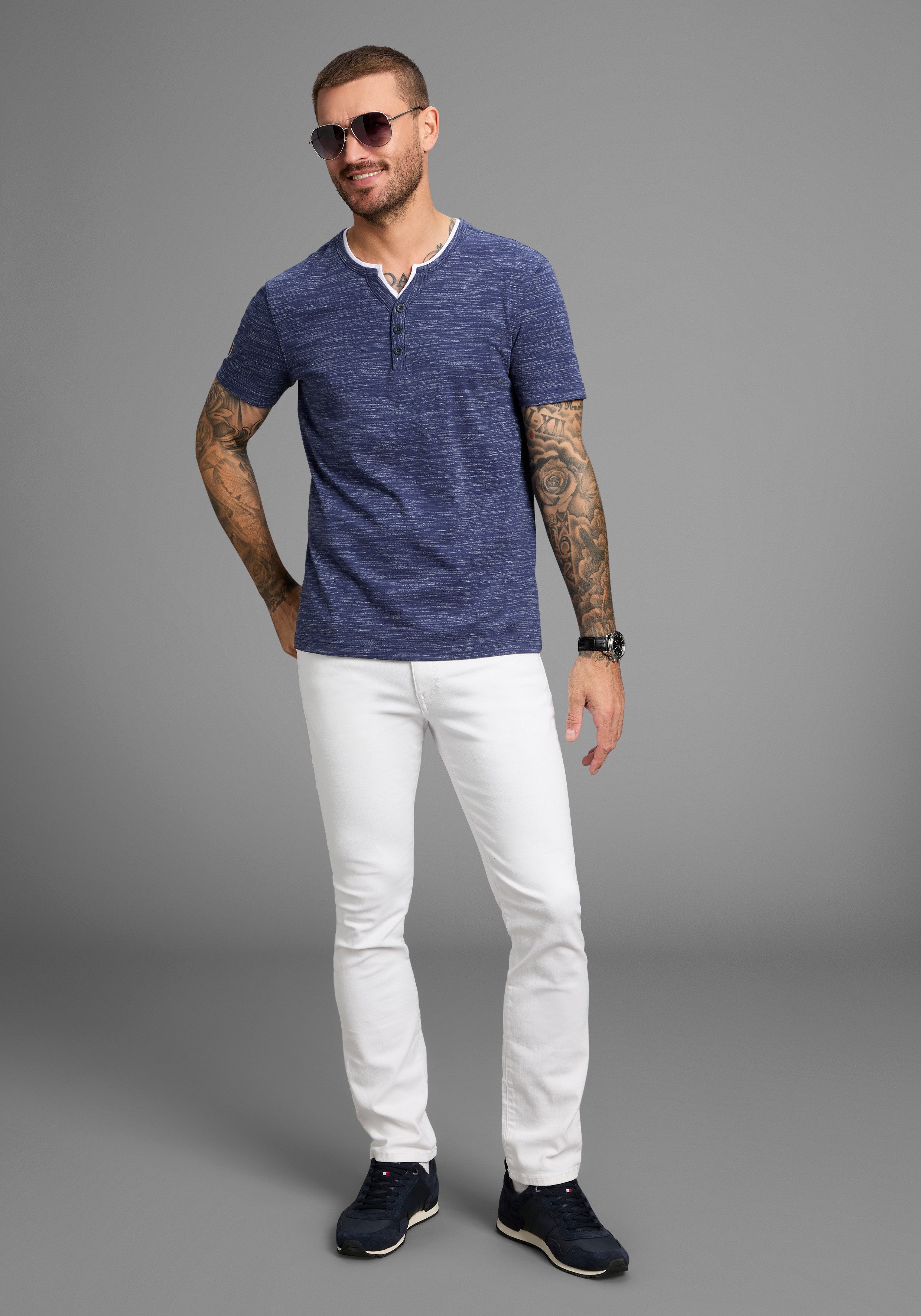 DELMAO Henleyshirt Nieuwe collectie!