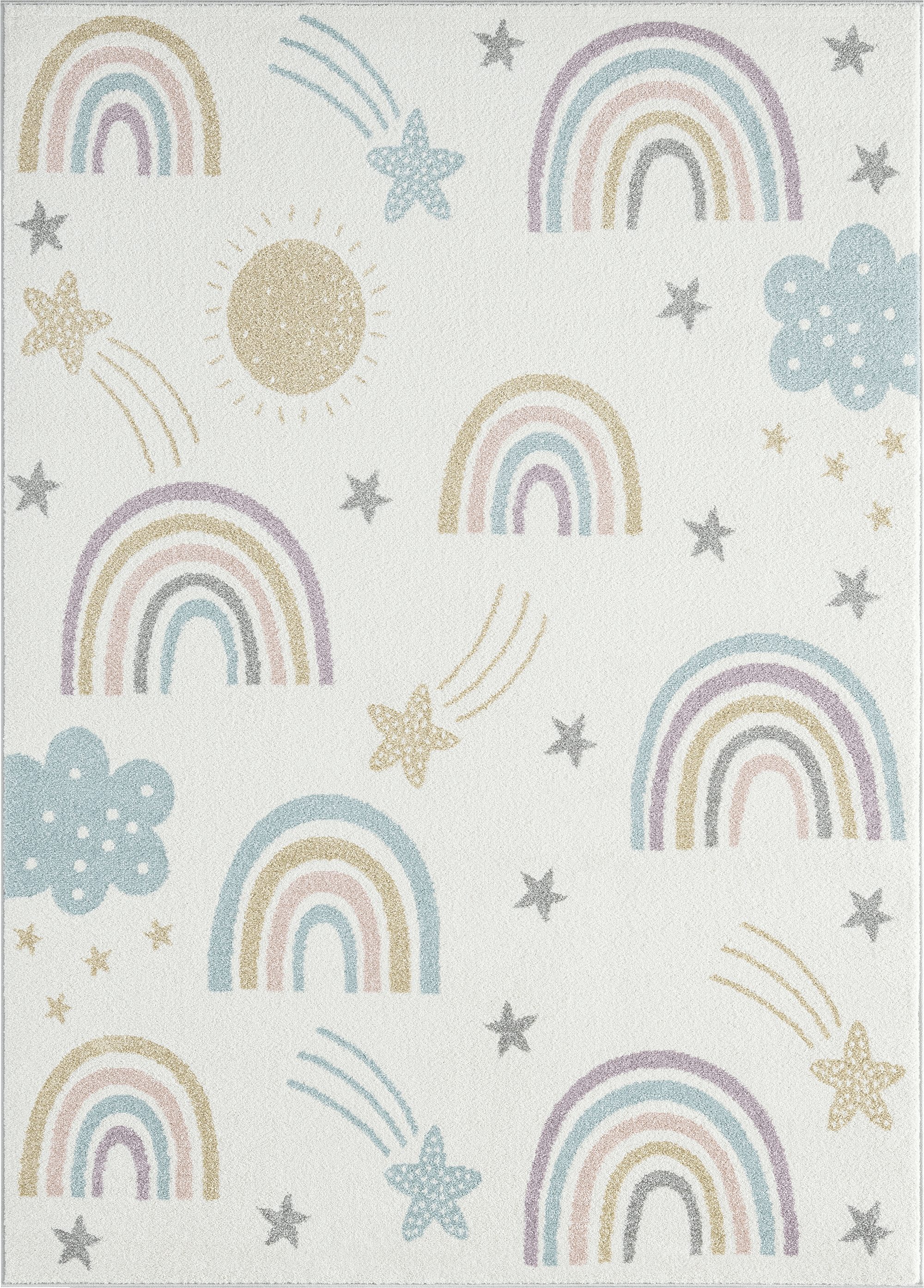 The carpet Vloerkleed Beat Kids Kids kinderkamer tapijt slijtvast en onderhoudsvriendelijk