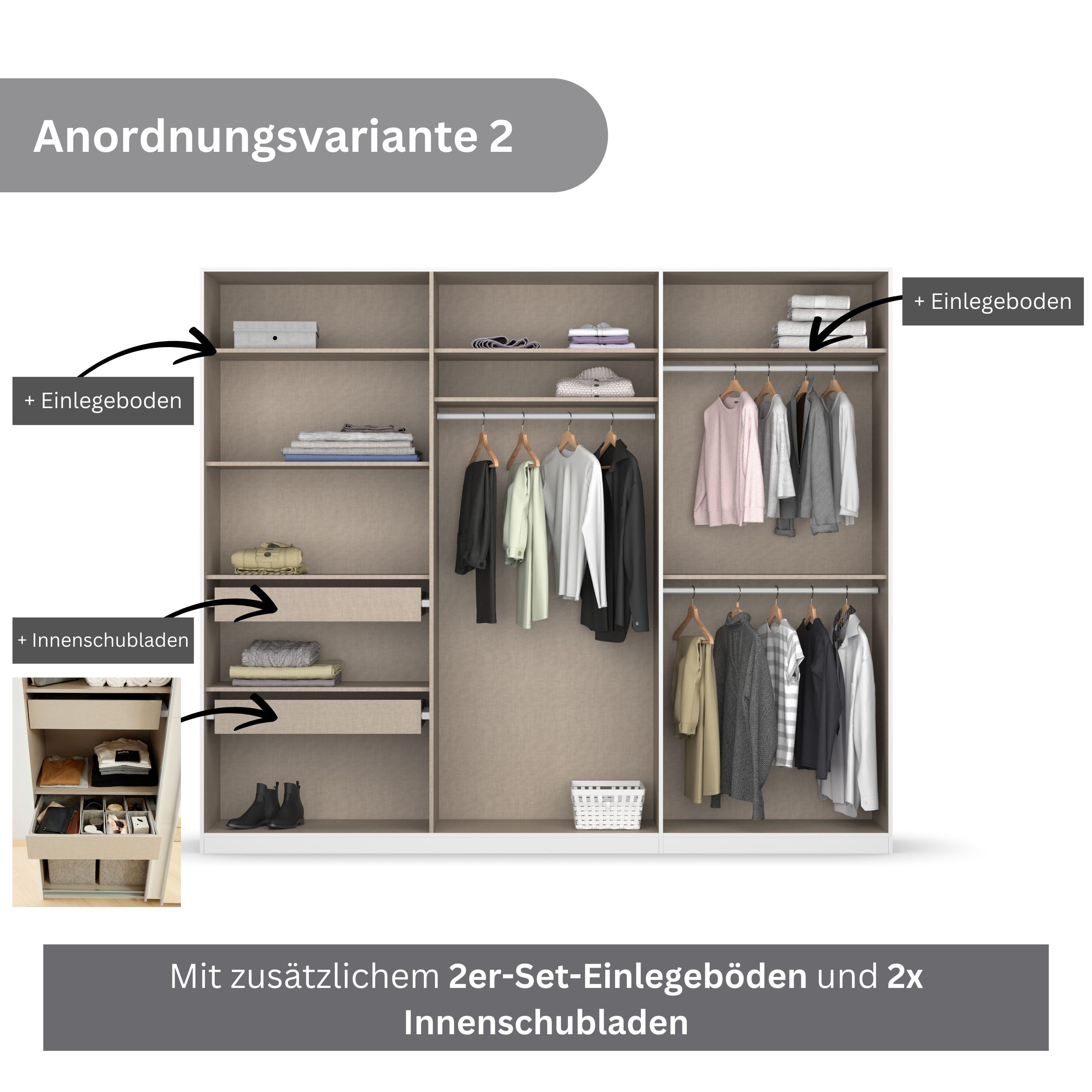 rauch Draaideurkast Kledingkast kast garderobe KOLUNA met hoogwaardige glasfront