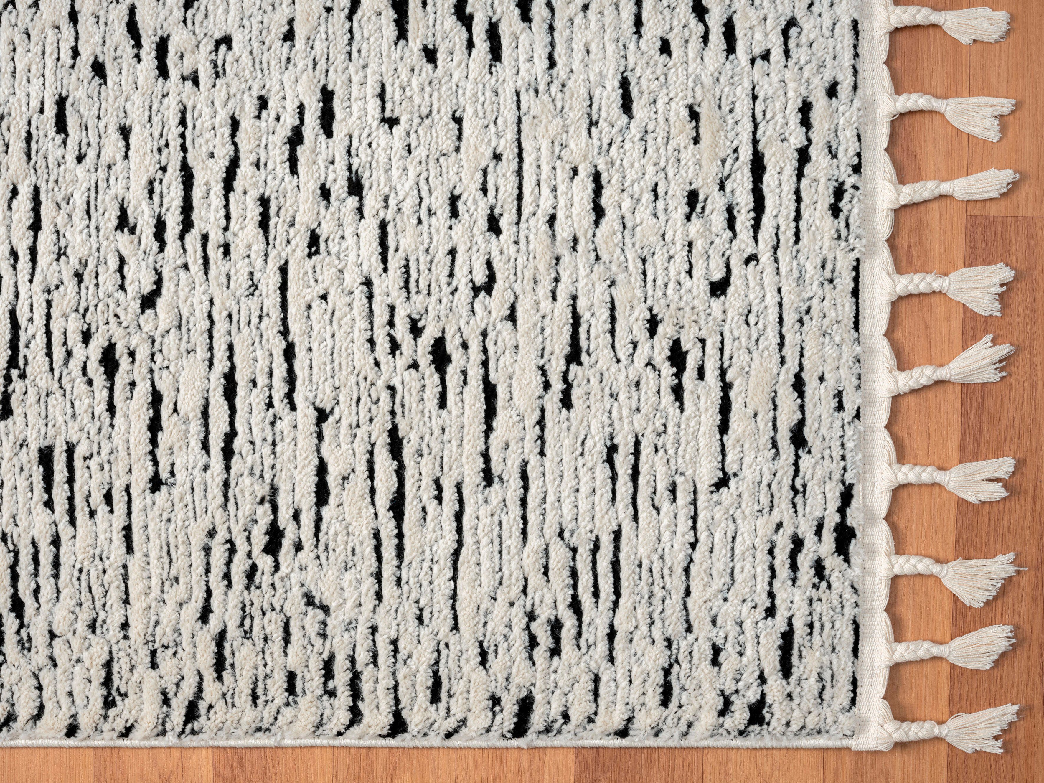Myflair Möbel & Accessoires Hoogpolig vloerkleed Marokkaanse rockface voorraadopruiming modern, marokkaans ontwerp, gemêleerd, fluffy zacht, met franjes
