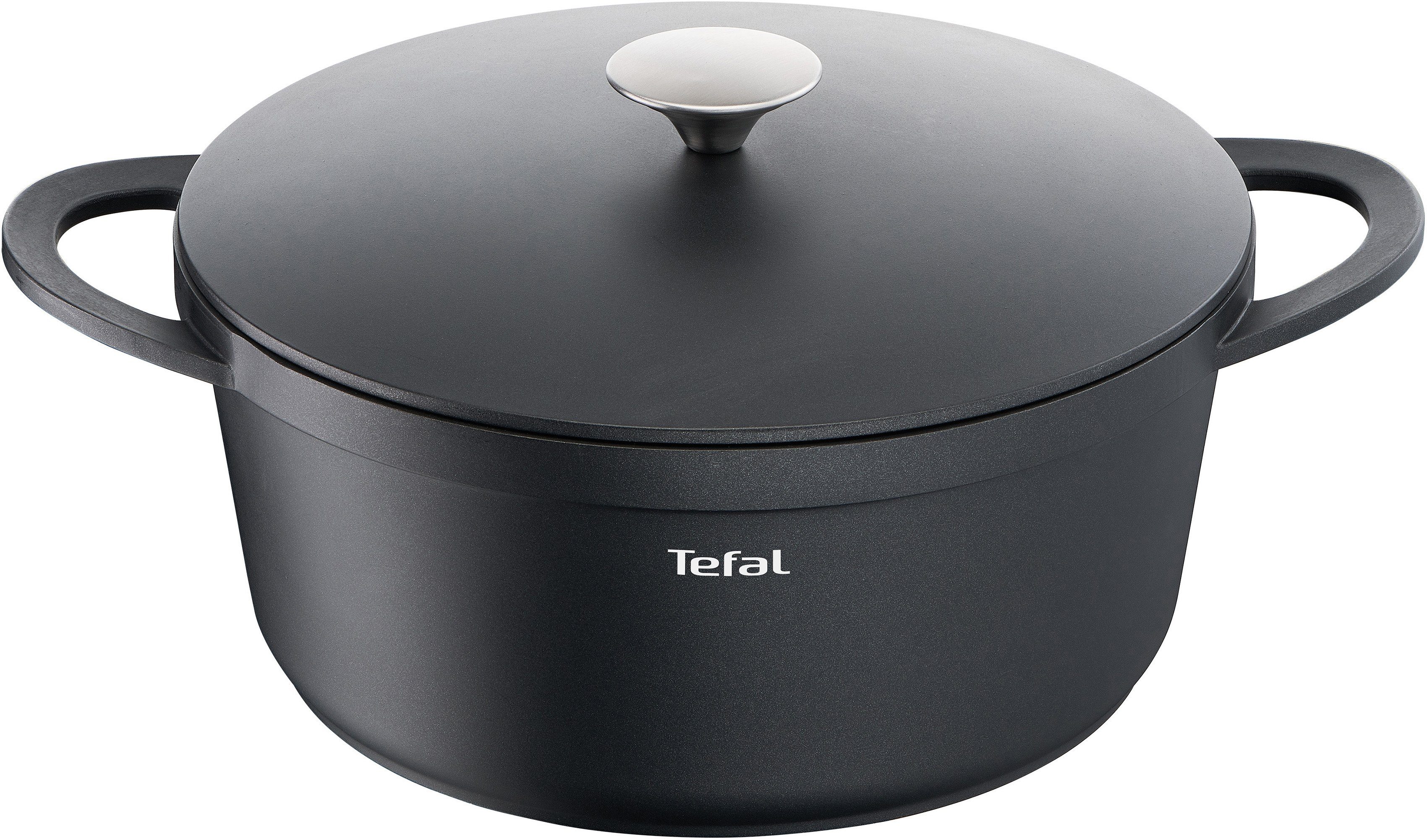 Tefal Braadpan Trattoria braadpan met deksel Anti-aanbak coating, geschikt voor alle soorten fornuizen, inductie, E21844 (1-delig)