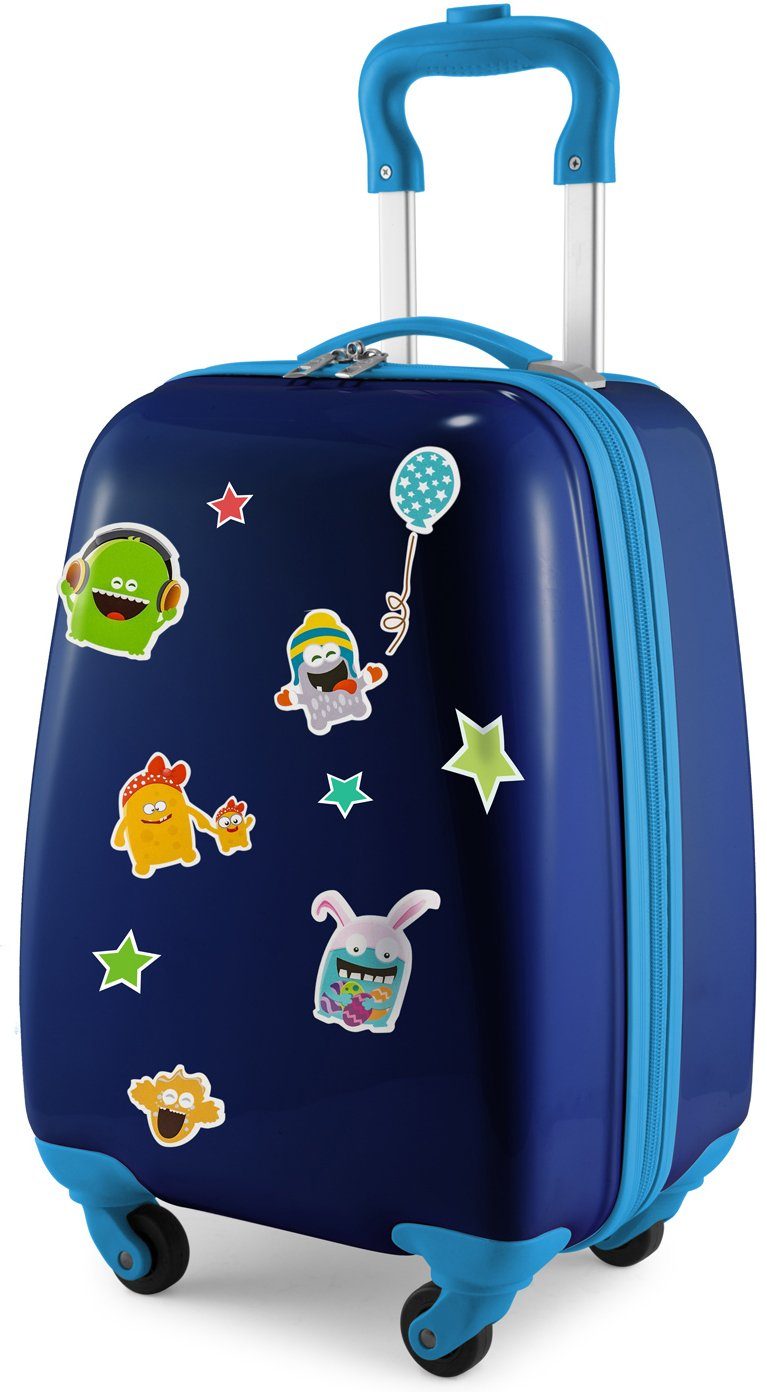Hauptstadtkoffer Kinderkoffer For kids, monster Kinderreiskoffer handbagage trolley kinderen koffers blauw