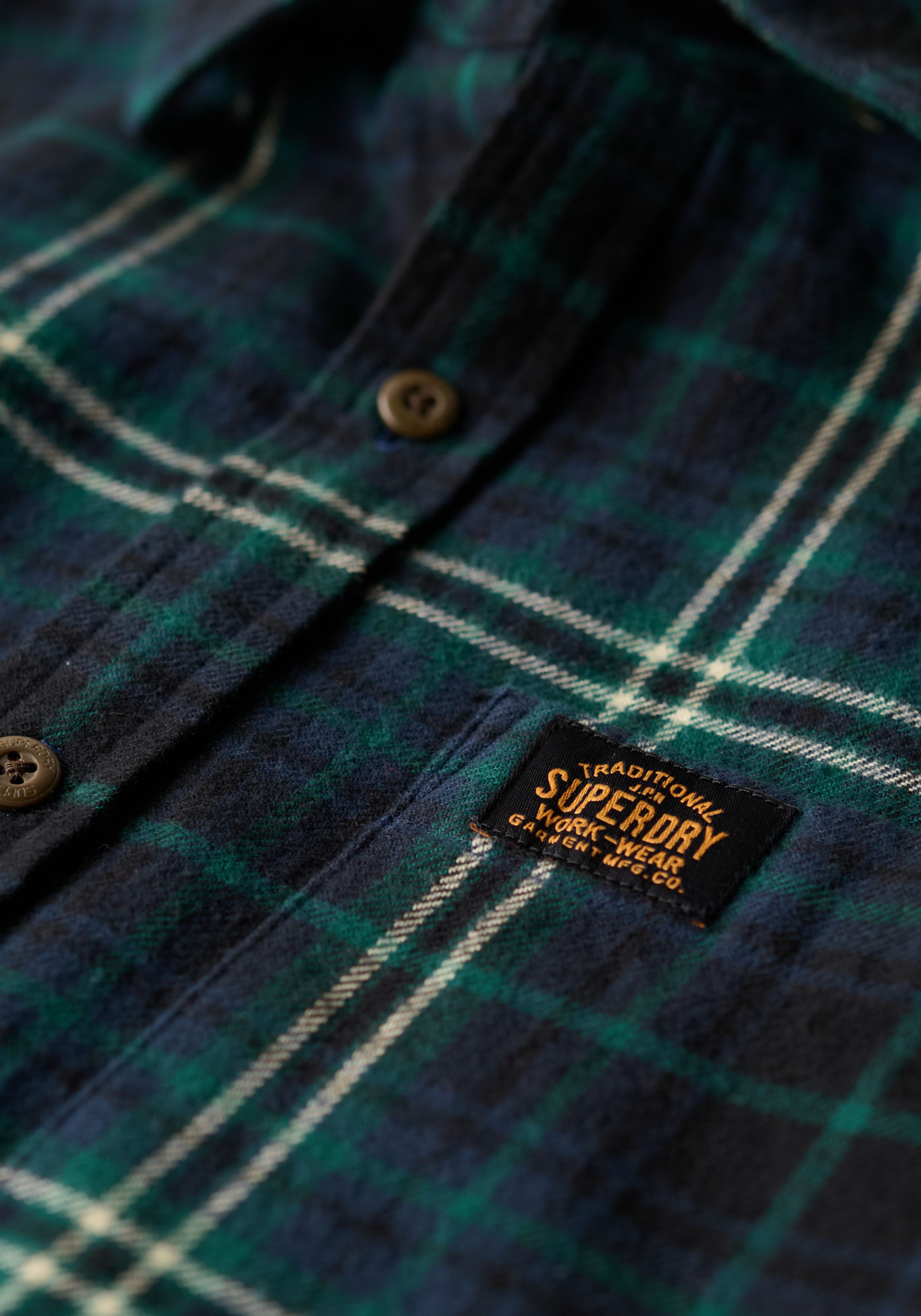Superdry Overhemd met lange mouwen Organic Cotton Lumberjack Check Shirt
