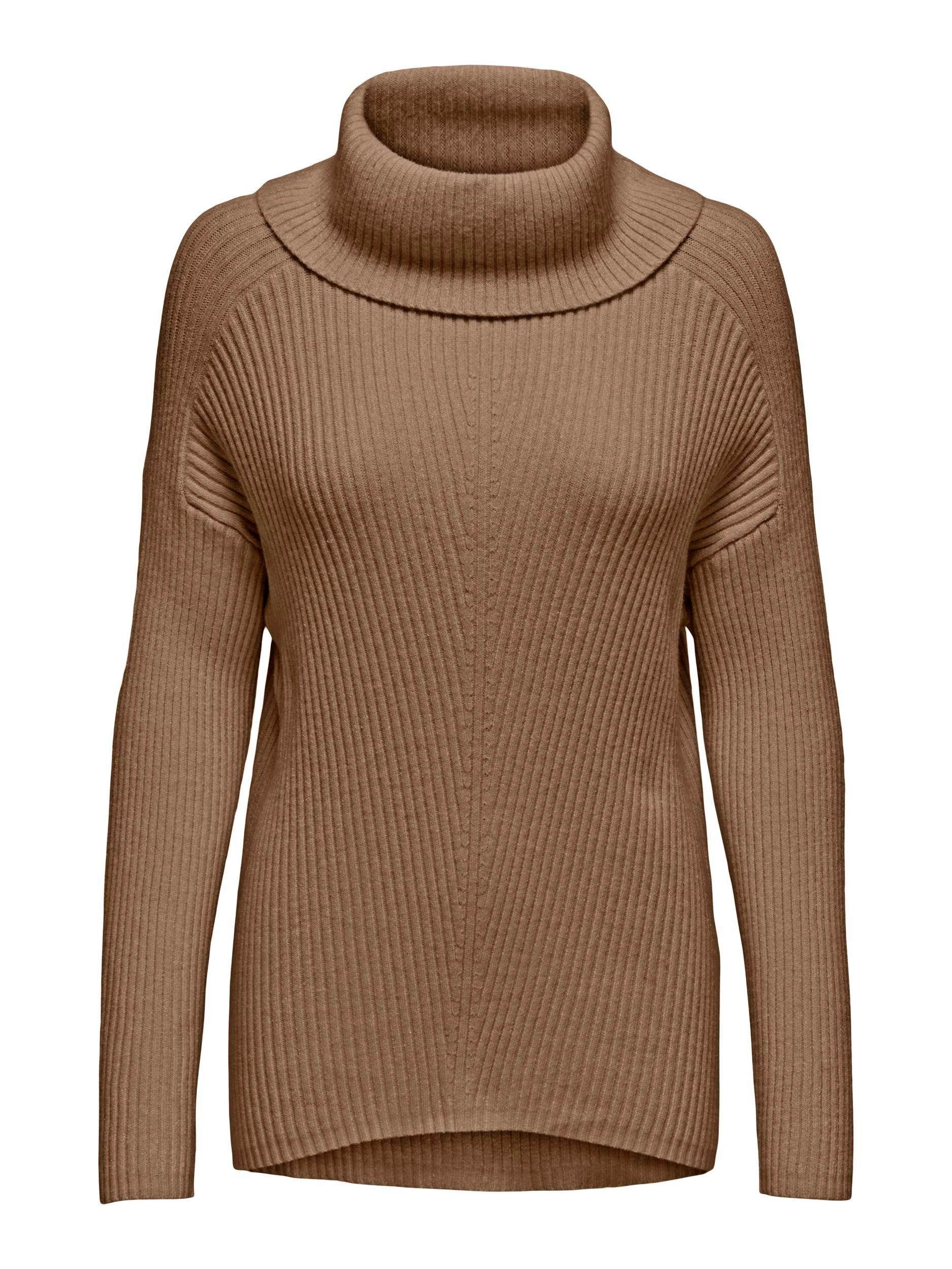 Only Coltrui ONLKATIA LS SADDLE ROLL NECK CC KNT