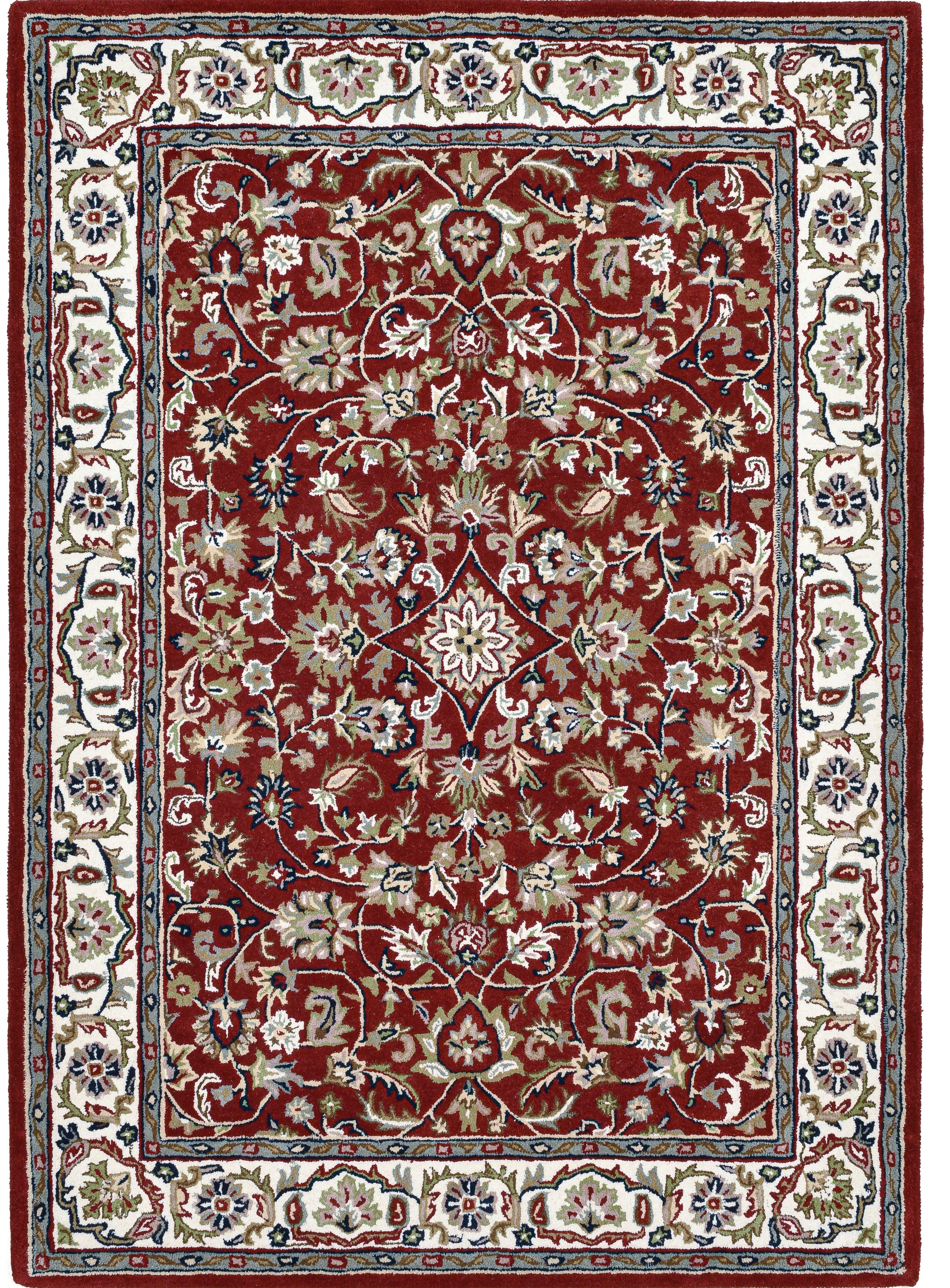 THEKO Wollen kleed Royal Orient Isfahan handgetufted, oosterse uitstraling, 100% wol