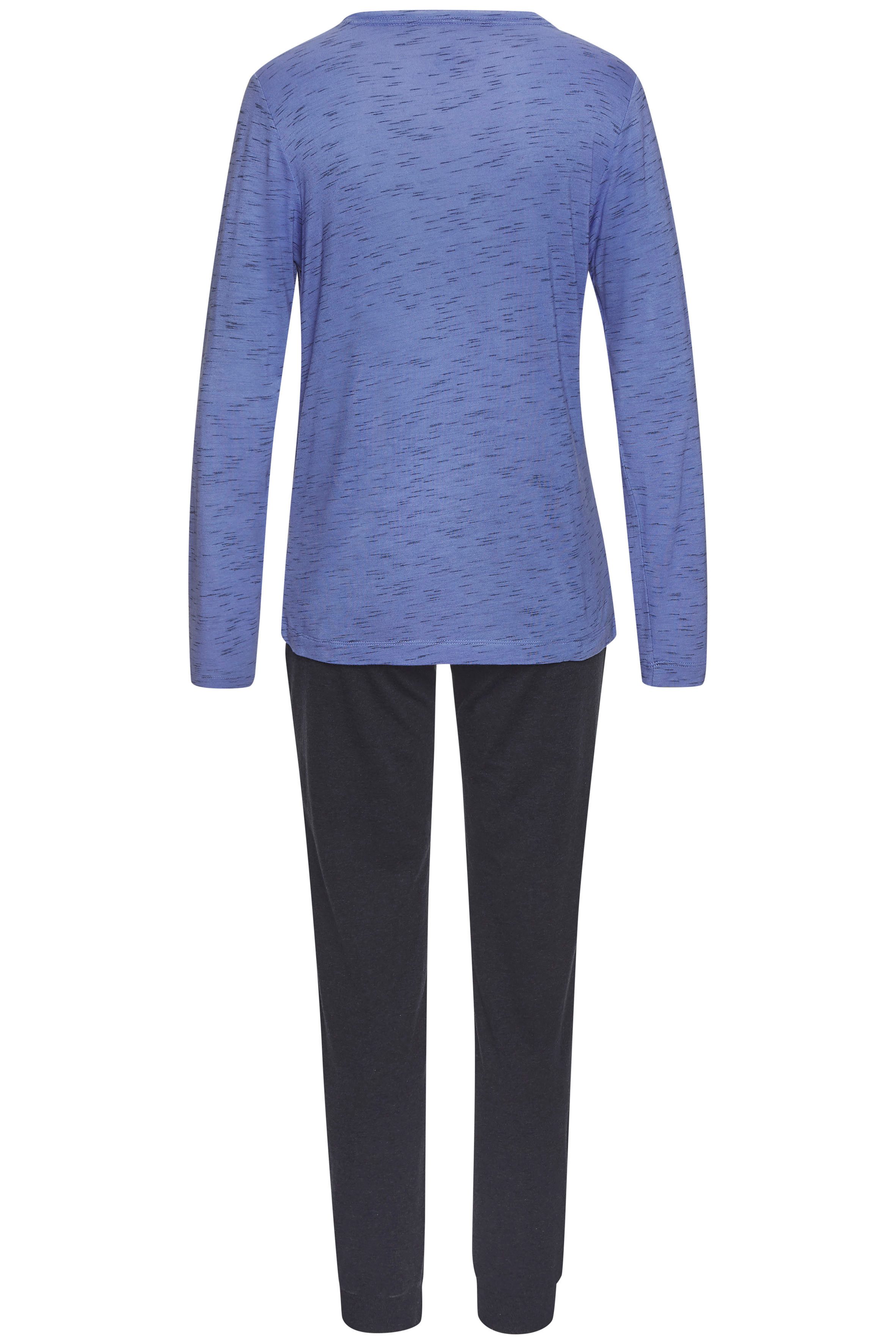 Vivance Dreams Pyjama Mooie melange-effect (2-delig)