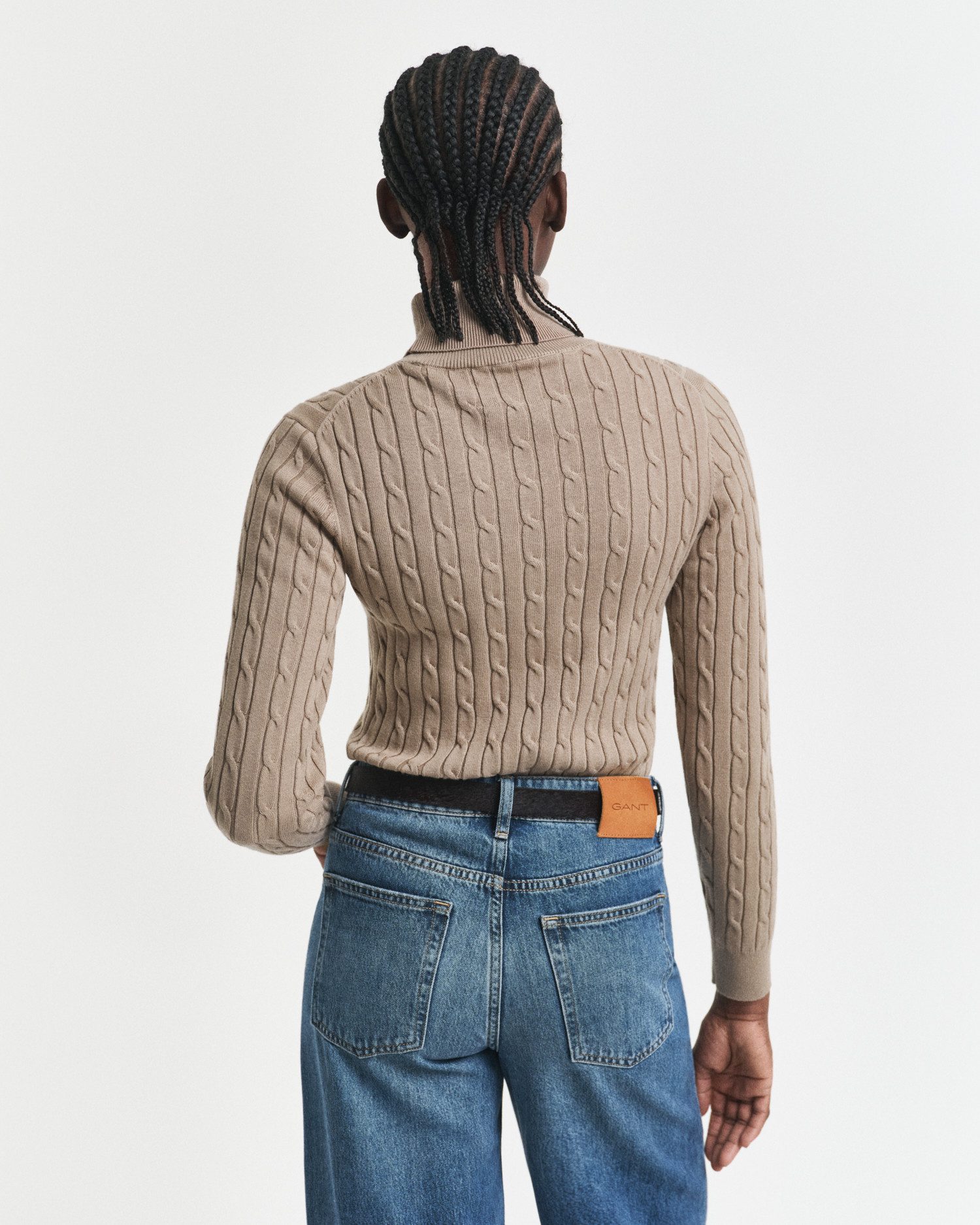 Gant Coltrui STRETCH COTTON CABLE TURTLENECK