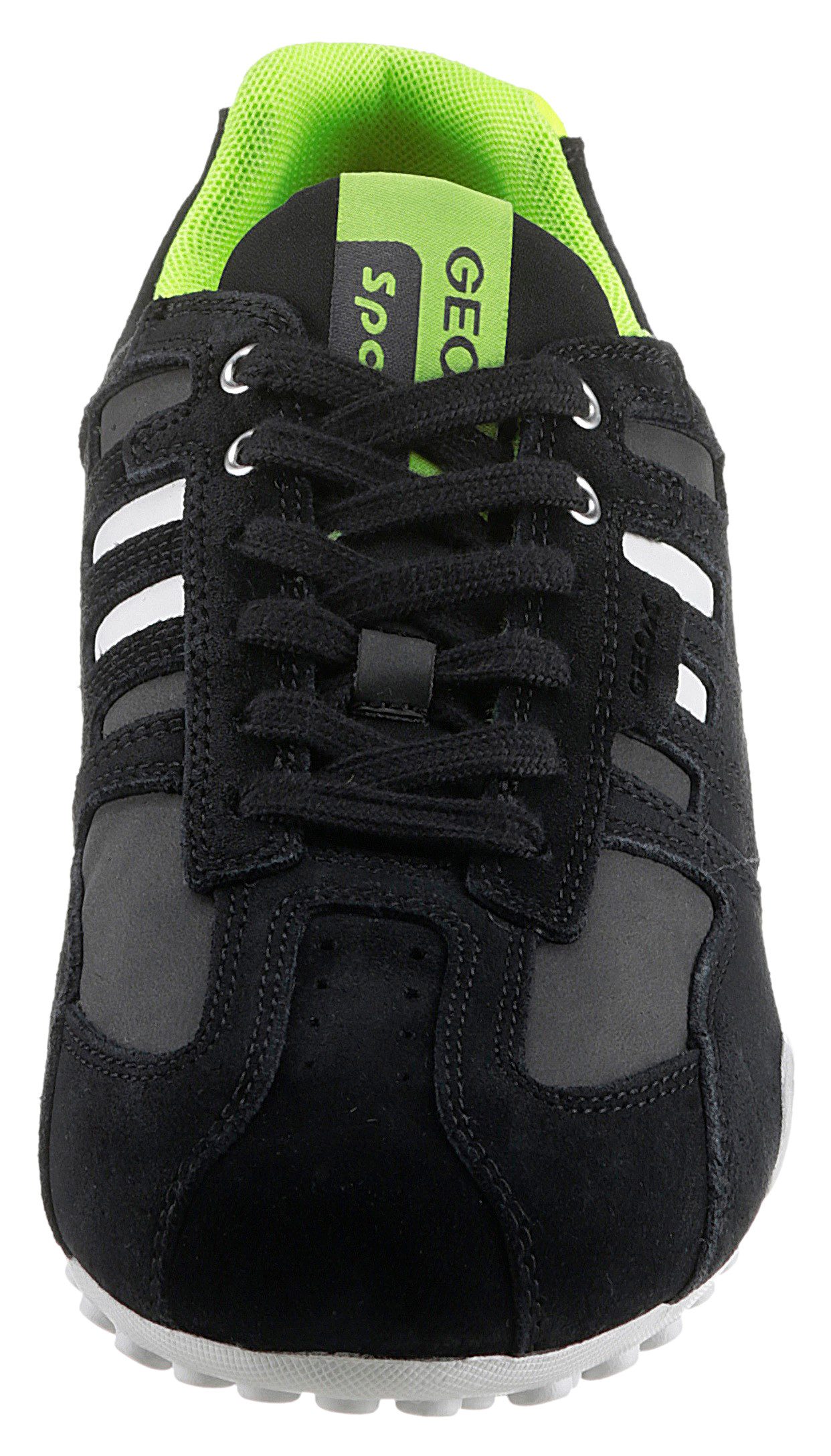 Geox Sneakers UOMO SNAKE A Vrijetijdsschoen, lage schoen, veterschoen met uitneembare binnenzool
