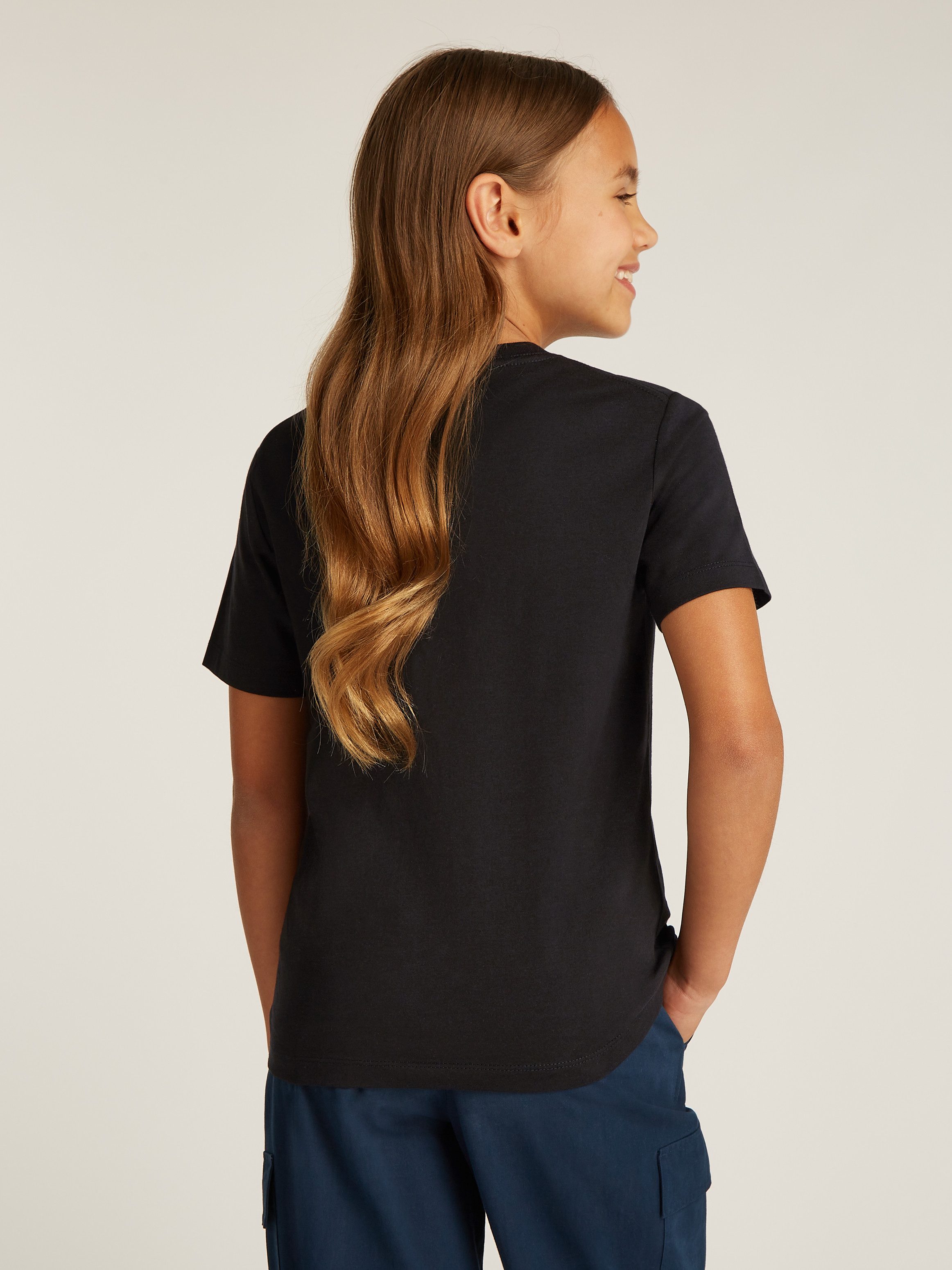 Calvin Klein T-shirt CHEST Inst.Logo Ss T-Shirt voor kinderen tot 16 jaar en met logo-opdruk