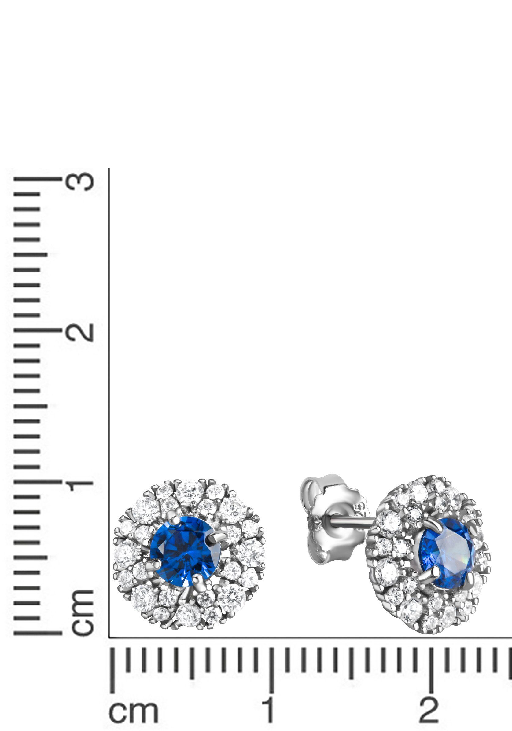 Firetti Oorstekers Sieraad cadeau zilver 925 oorbellen bloem