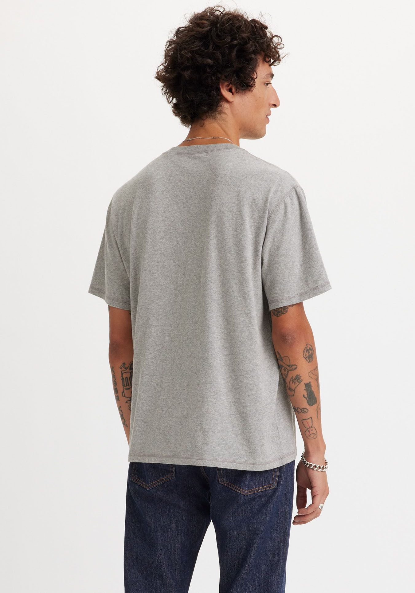 Levi's® Shirt met ronde hals SS 4 BUTTON HENLEY