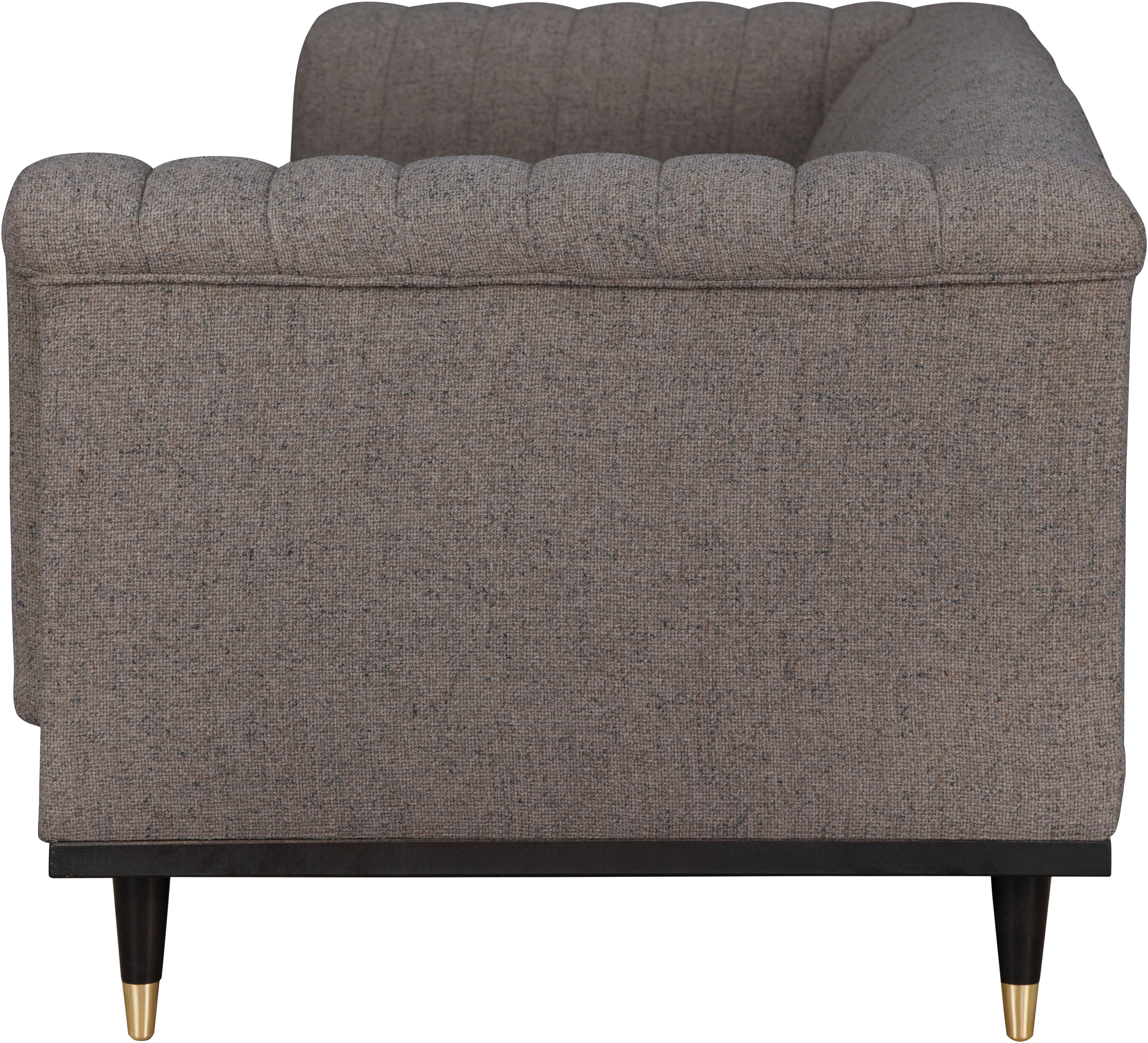 Guido Maria Kretschmer Home&Living 2-zitsbank Chamby met houten rand onder en stiksels bij de leuning
