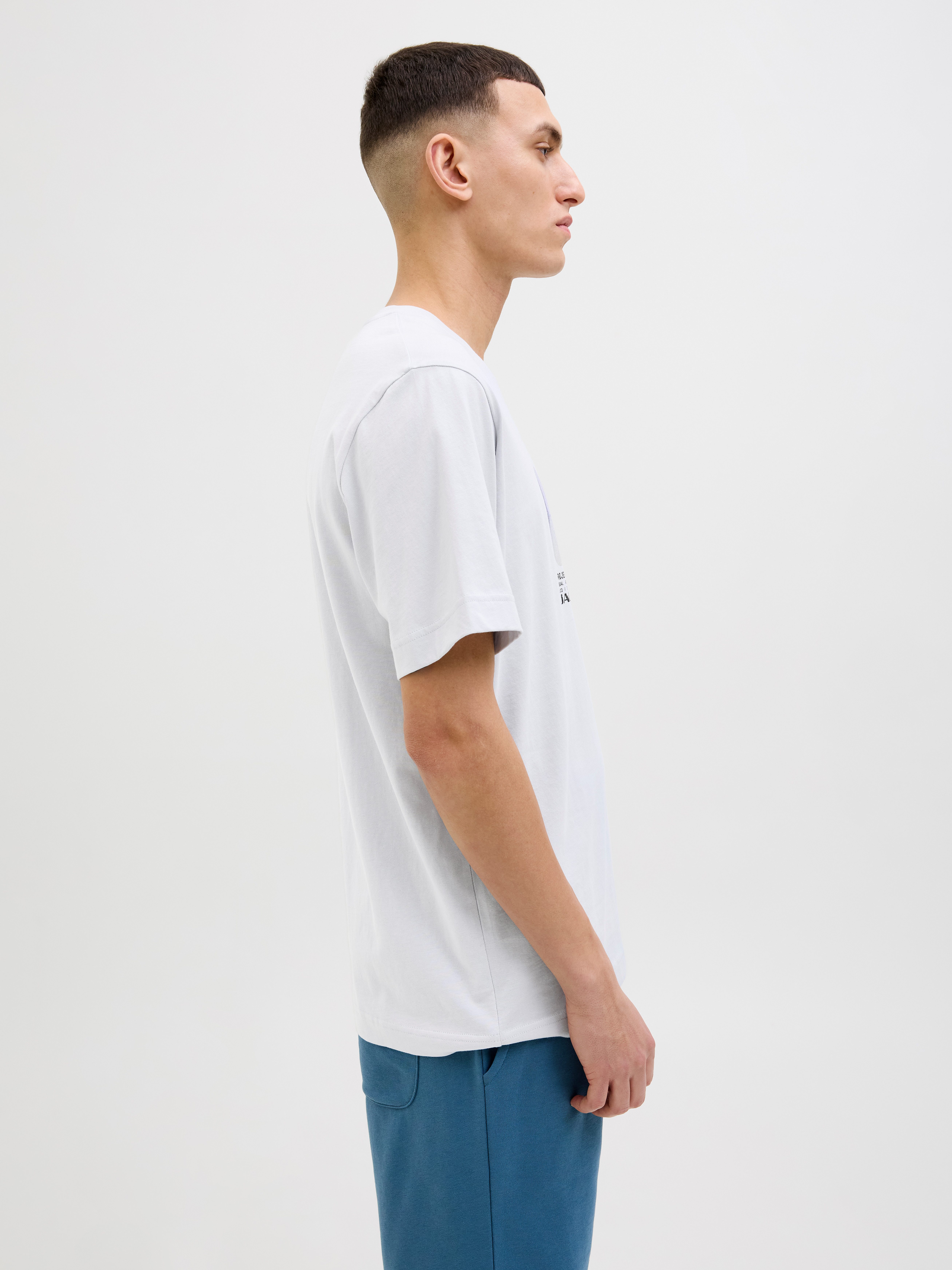 Jack & Jones Shirt met print JCOCALMA TEE SS CREW NECK FST