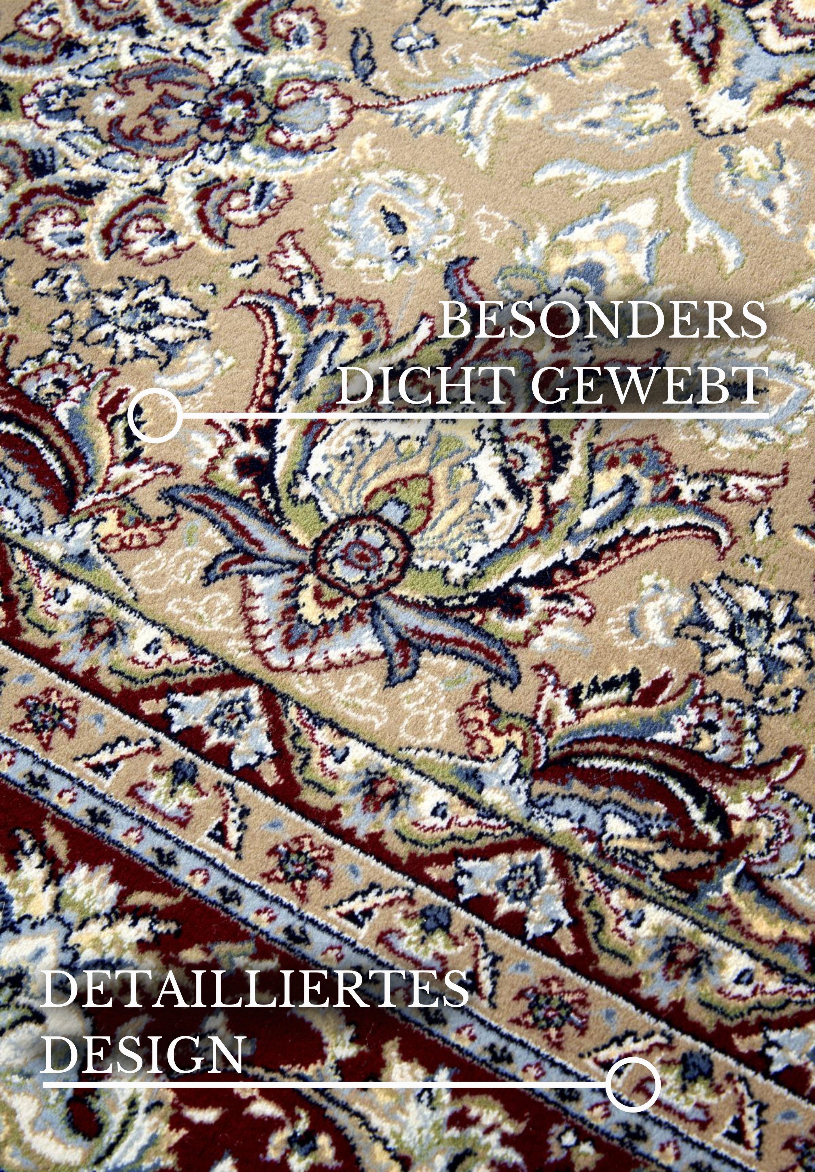 Villeroy & Boch Vloerkleed Alfred Oriëntaals, franjes, woonkamer, slaapkamer, klassiek, kortpolig
