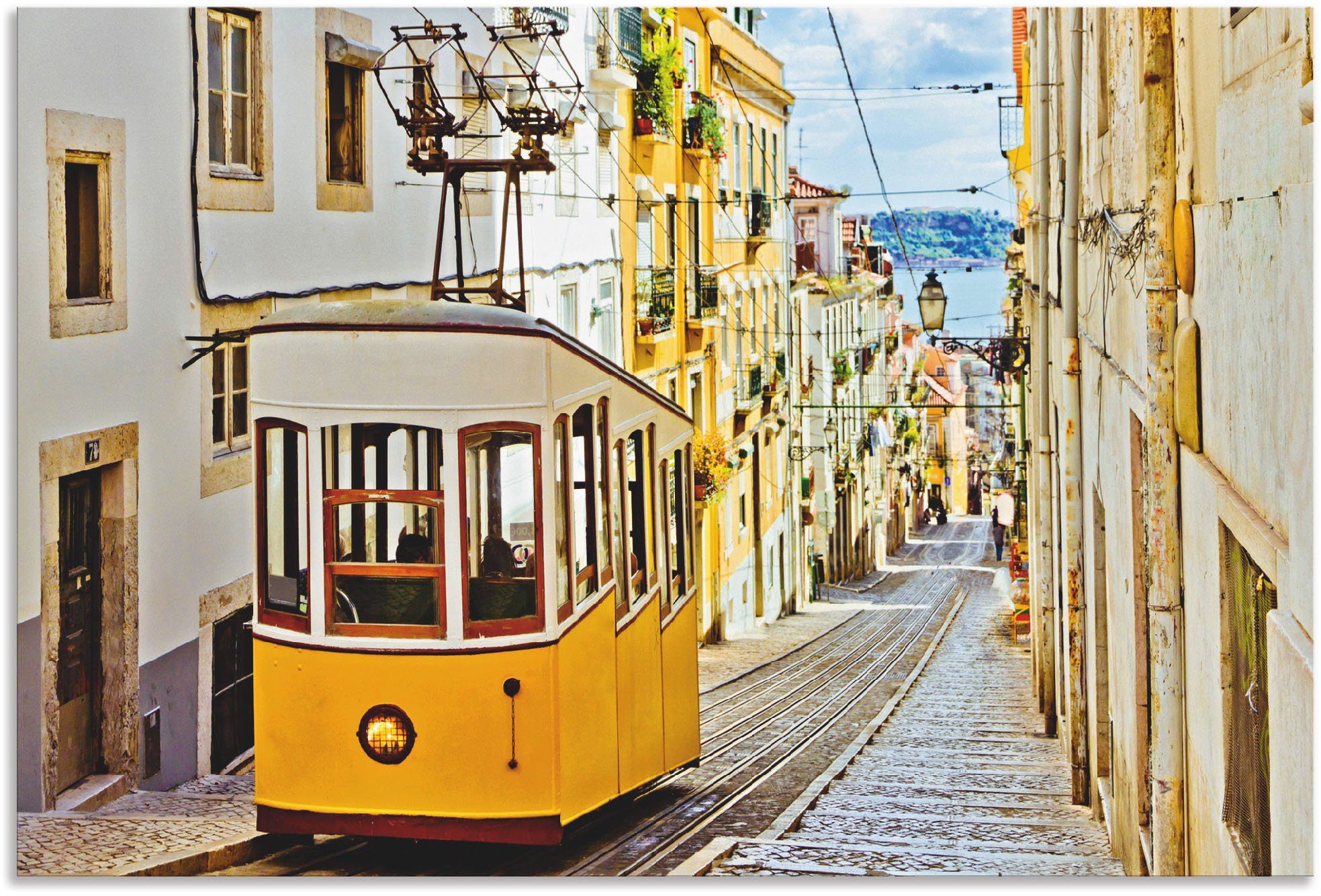 Artland Artprint Ascensor da Gloria in Lissabon