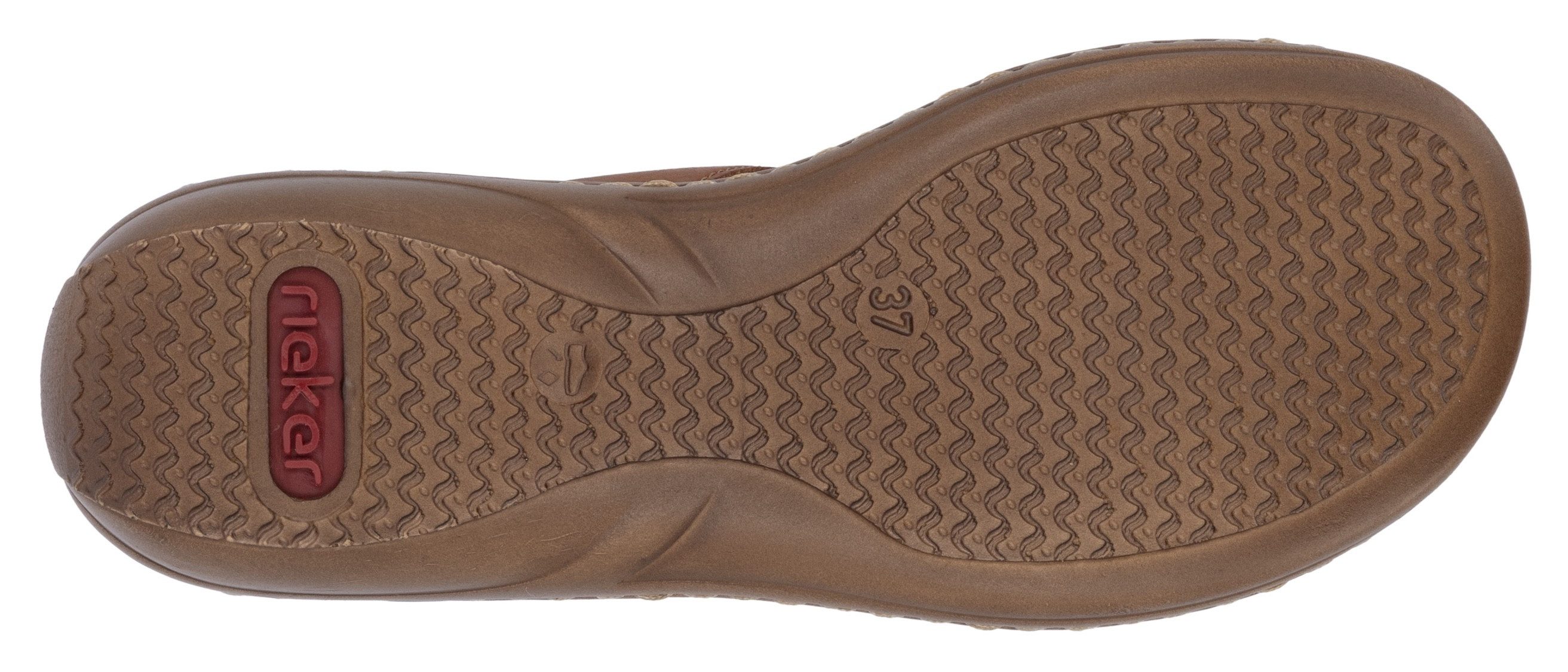 Rieker Slippers , zomerschoen, strand-schoen, klittenbandschoen met perforatie