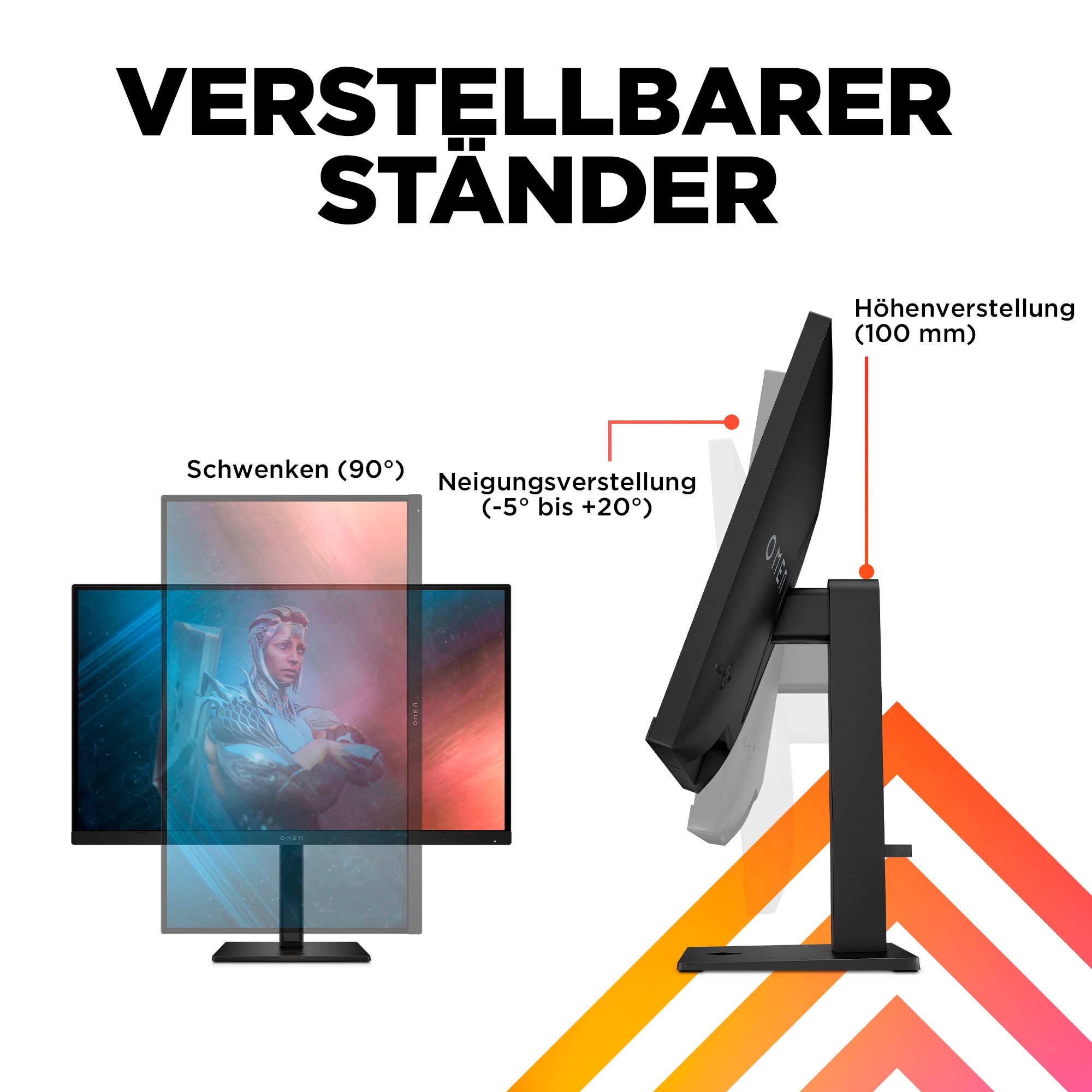 HP Gaming-monitor OMEN 27 G2 (HSD-0155-A), 69 cm / 27", Full HD