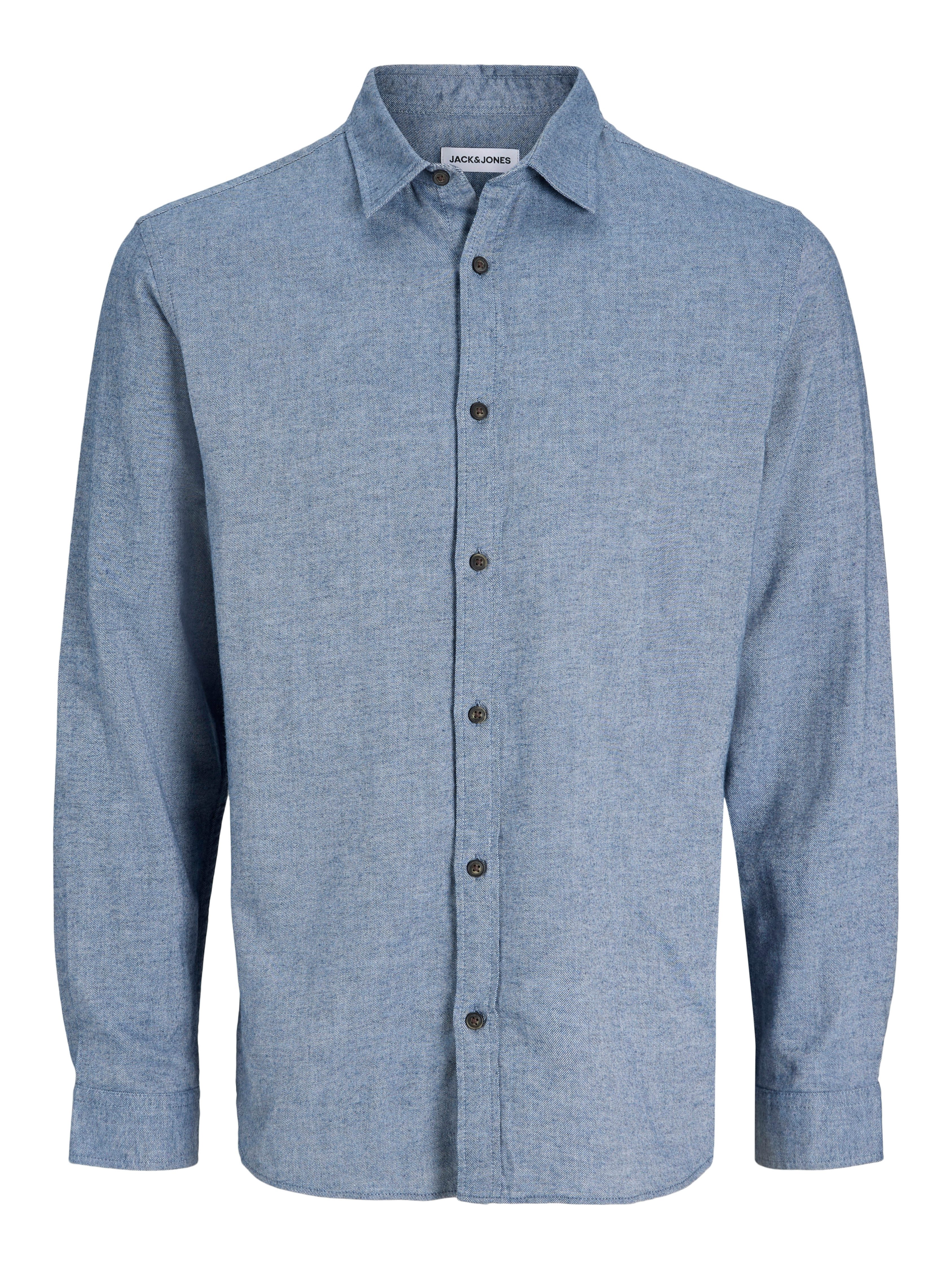 Jack & Jones Overhemd met lange mouwen JJECLASSIC MELANGE SHIRT L/S NOOS