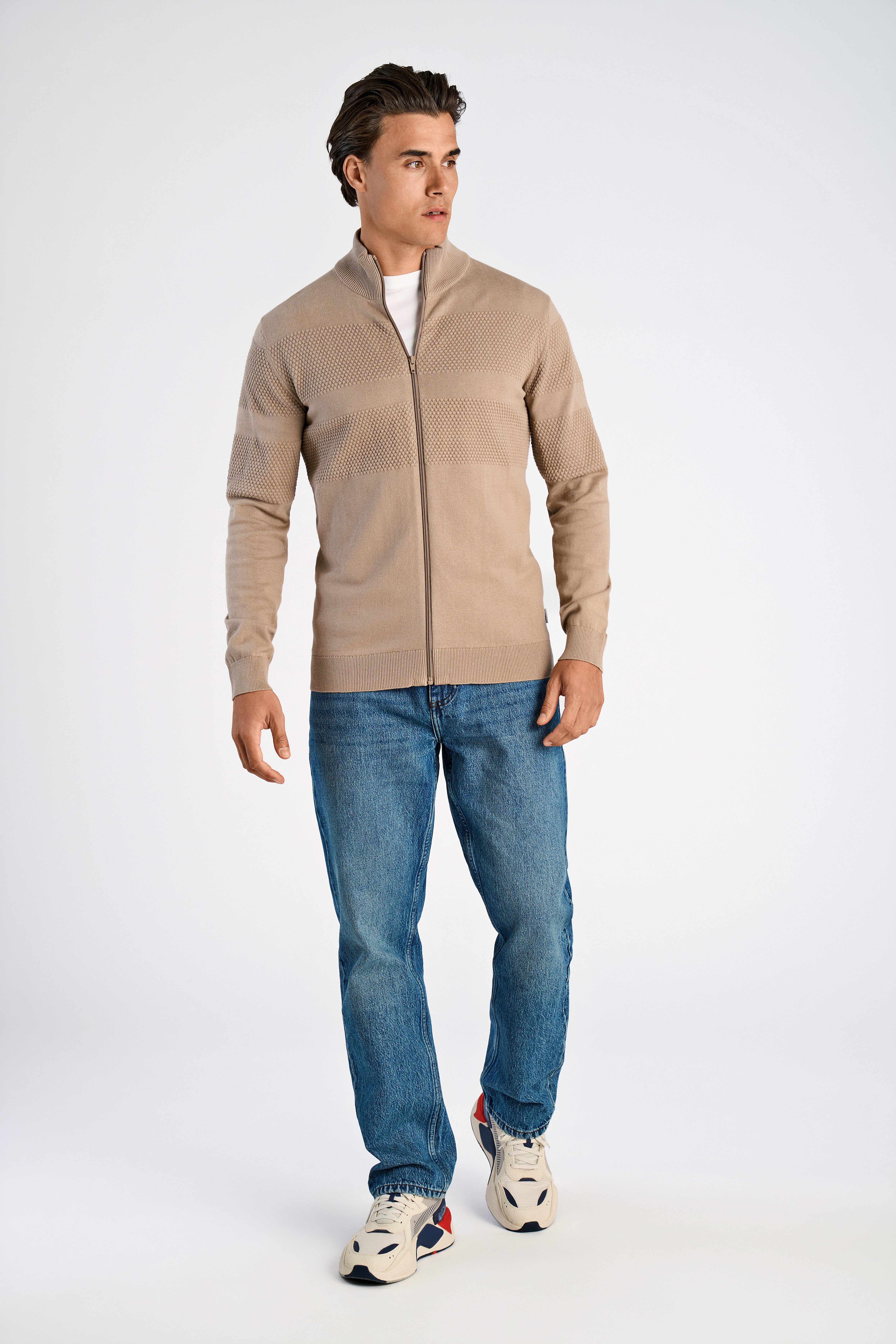 LINDBERGH Vest met staande kraag en ritssluiting