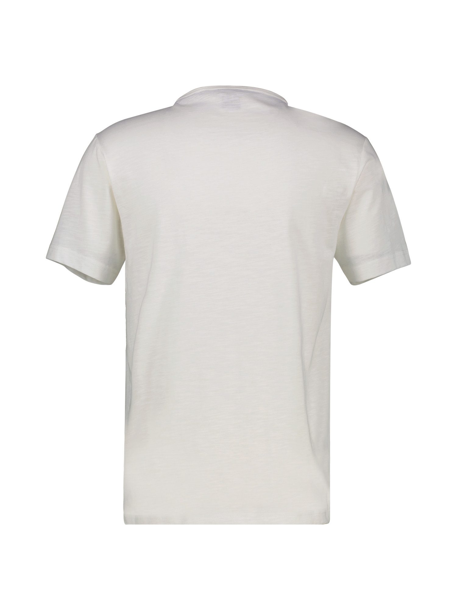 Lerros Henleyshirt LERROS effen serafino-shirt in grote maten