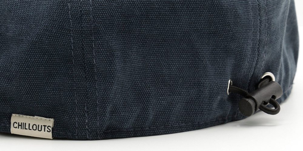 chillouts Flat cap Dartford Hat met cijfers borduursel-detail