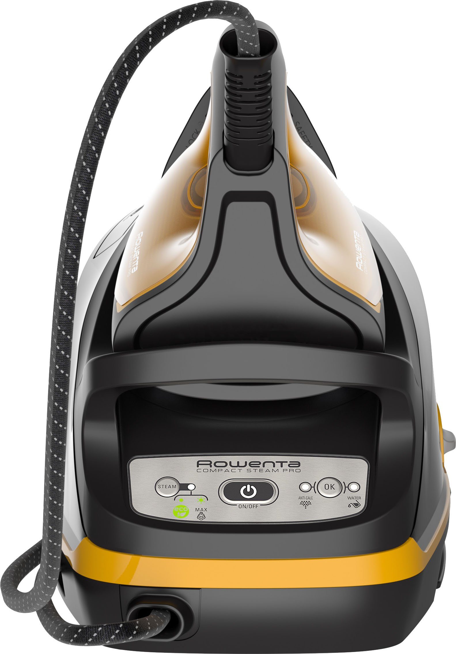 Rowenta Stoomstrijksysteem DG7644 Compact Steam Pro 6,4 bar, 325 g/min. stoomstoot, geïntegreerd vergrendelsysteem