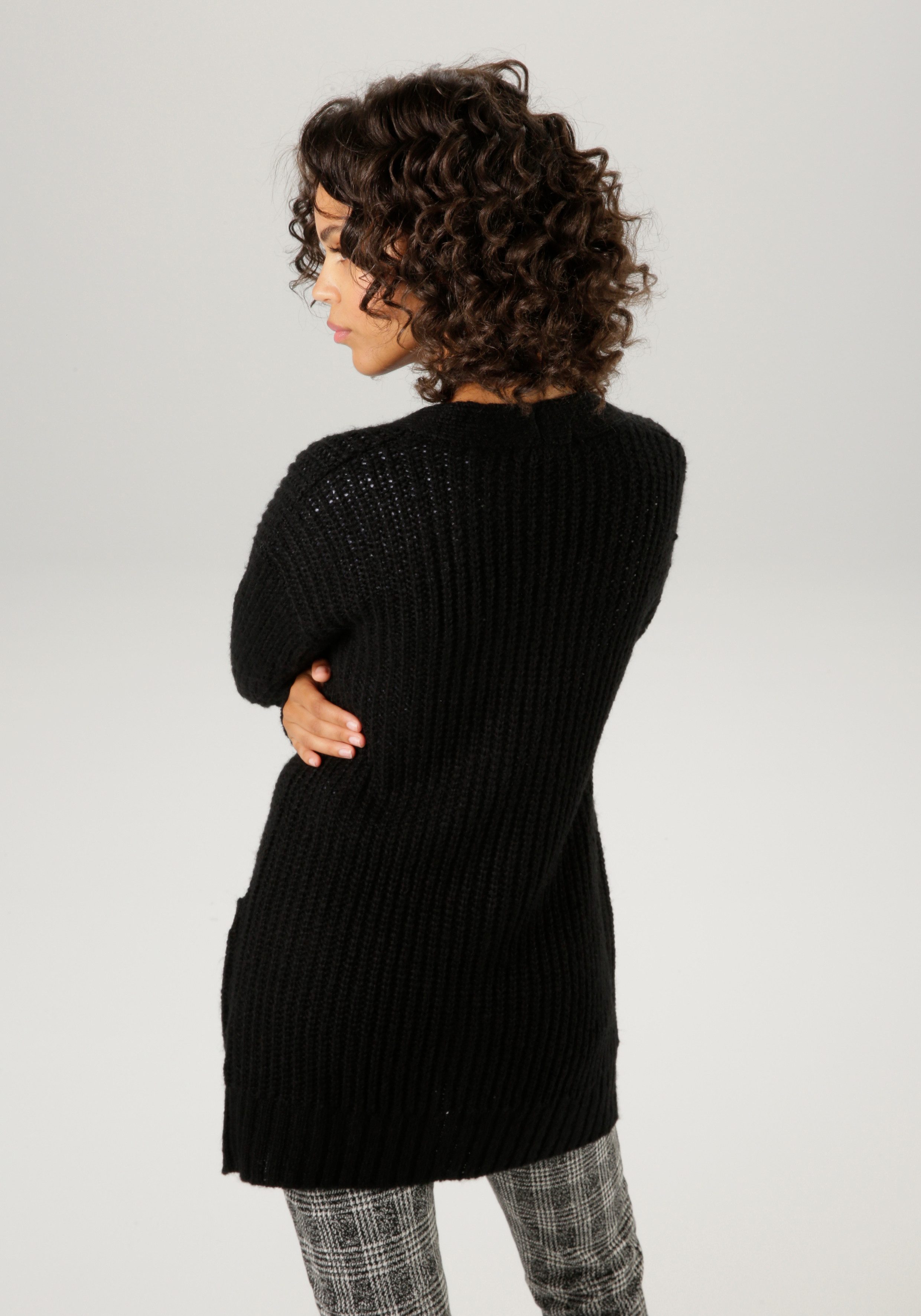 Aniston CASUAL Vest met prachtig breipatroon