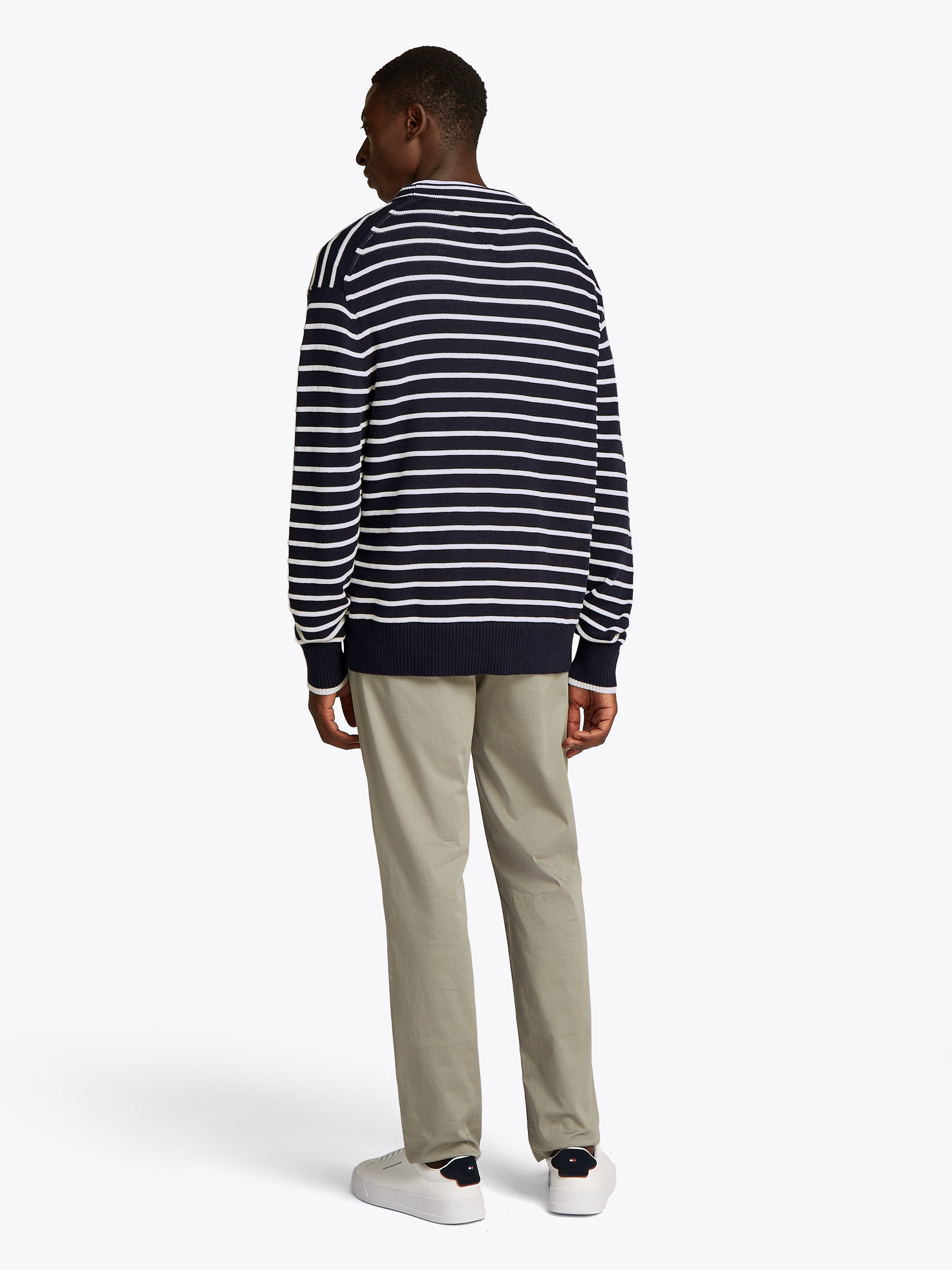 Tommy Hilfiger Gebreide trui BRETON STRUCTURE CREW NECK