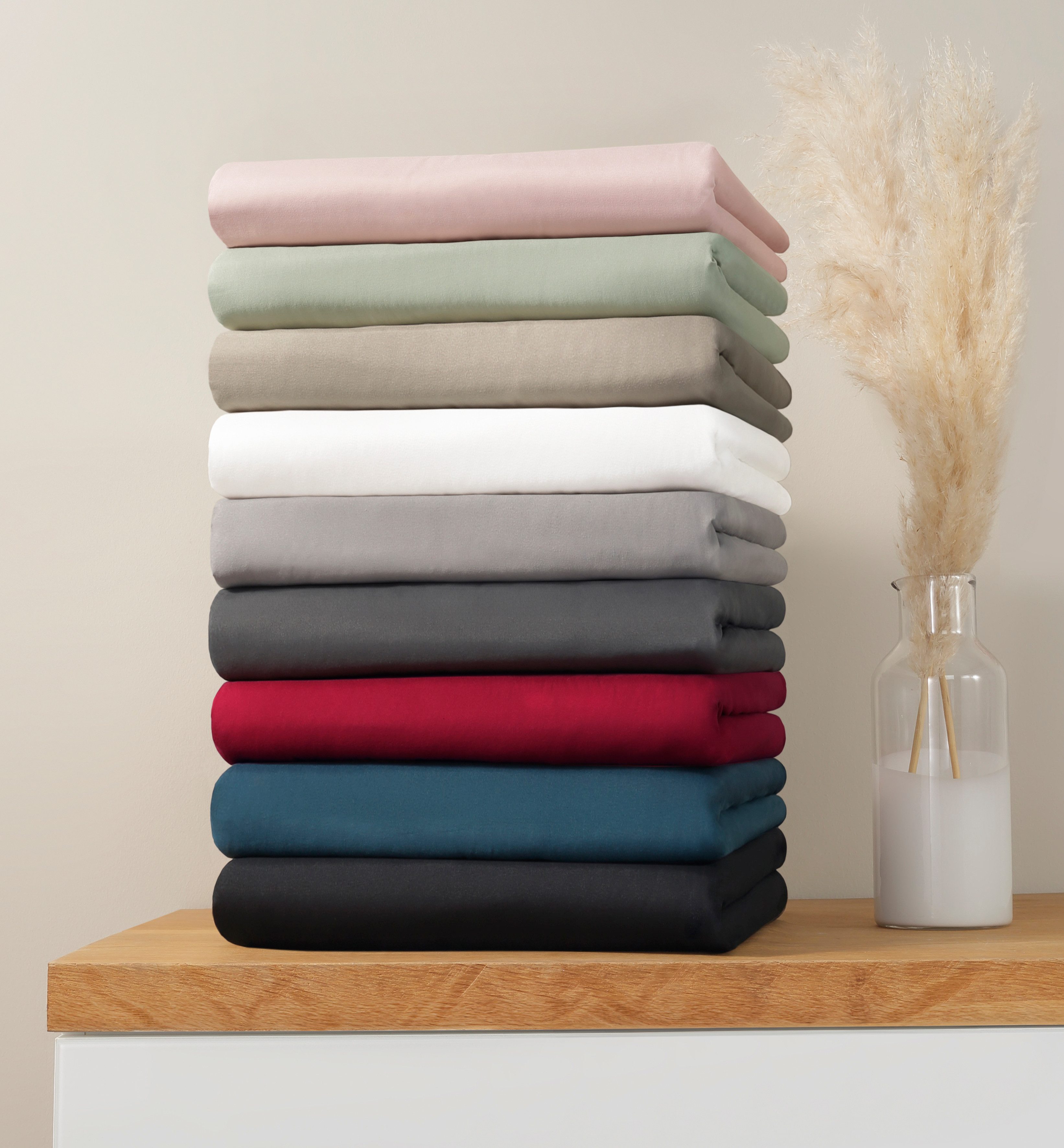 my home Laken Desner Microfiber, voor matrassen tot 20 cm hoogte, 100% polyester, beddengoed