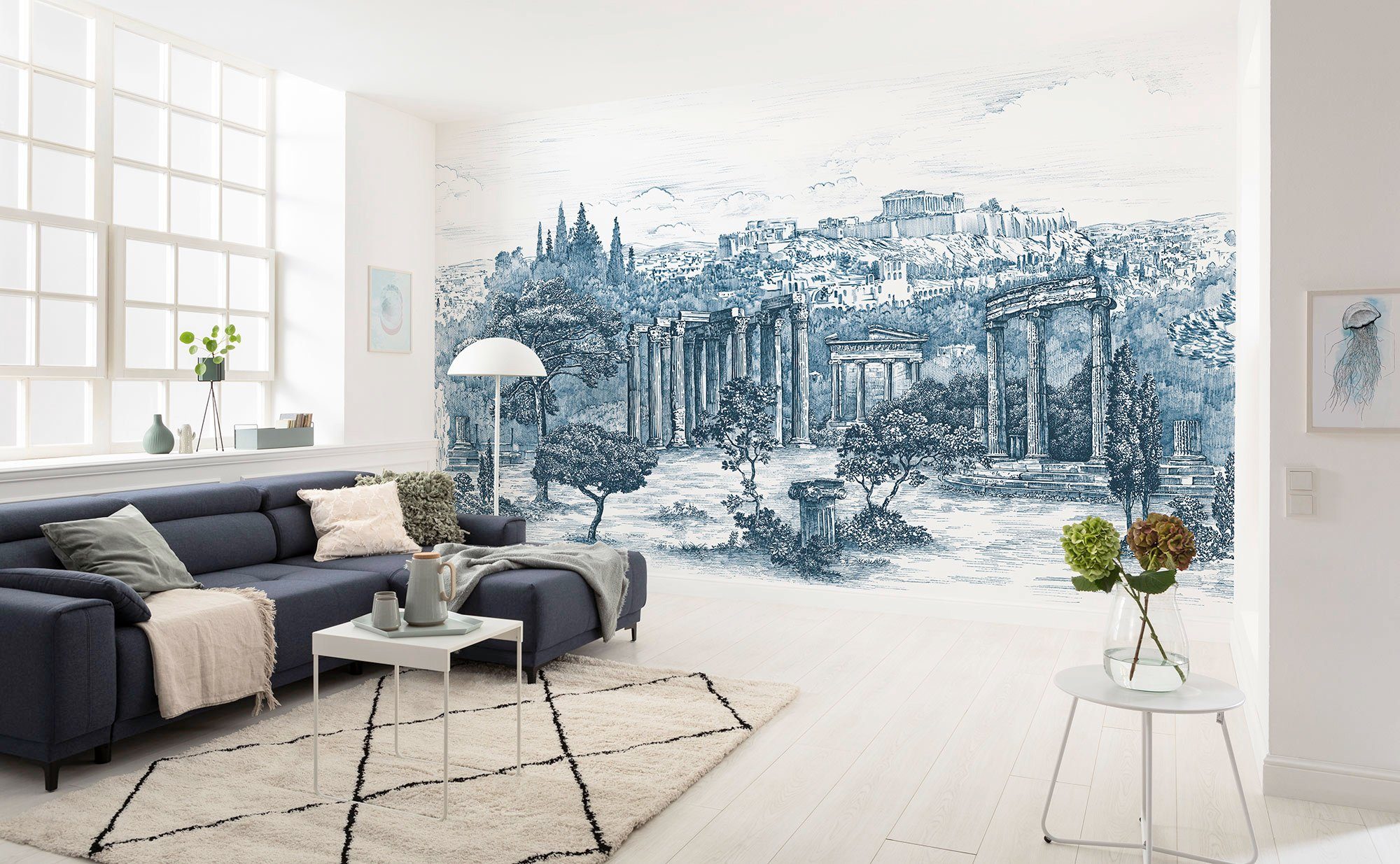 Komar Vliesbehang Digitale print vlies - Ruins - Afmeting 400 x 250 cm (1 stuk)