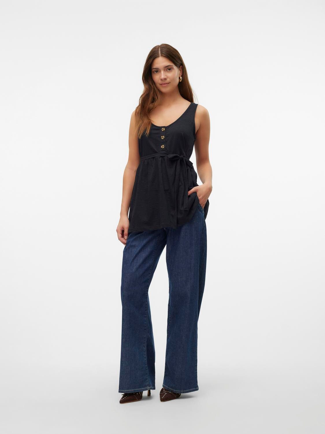 Mamalicious Zwangerschapsshirt MLEVI LIA SL JRS TOP 2F NOOS