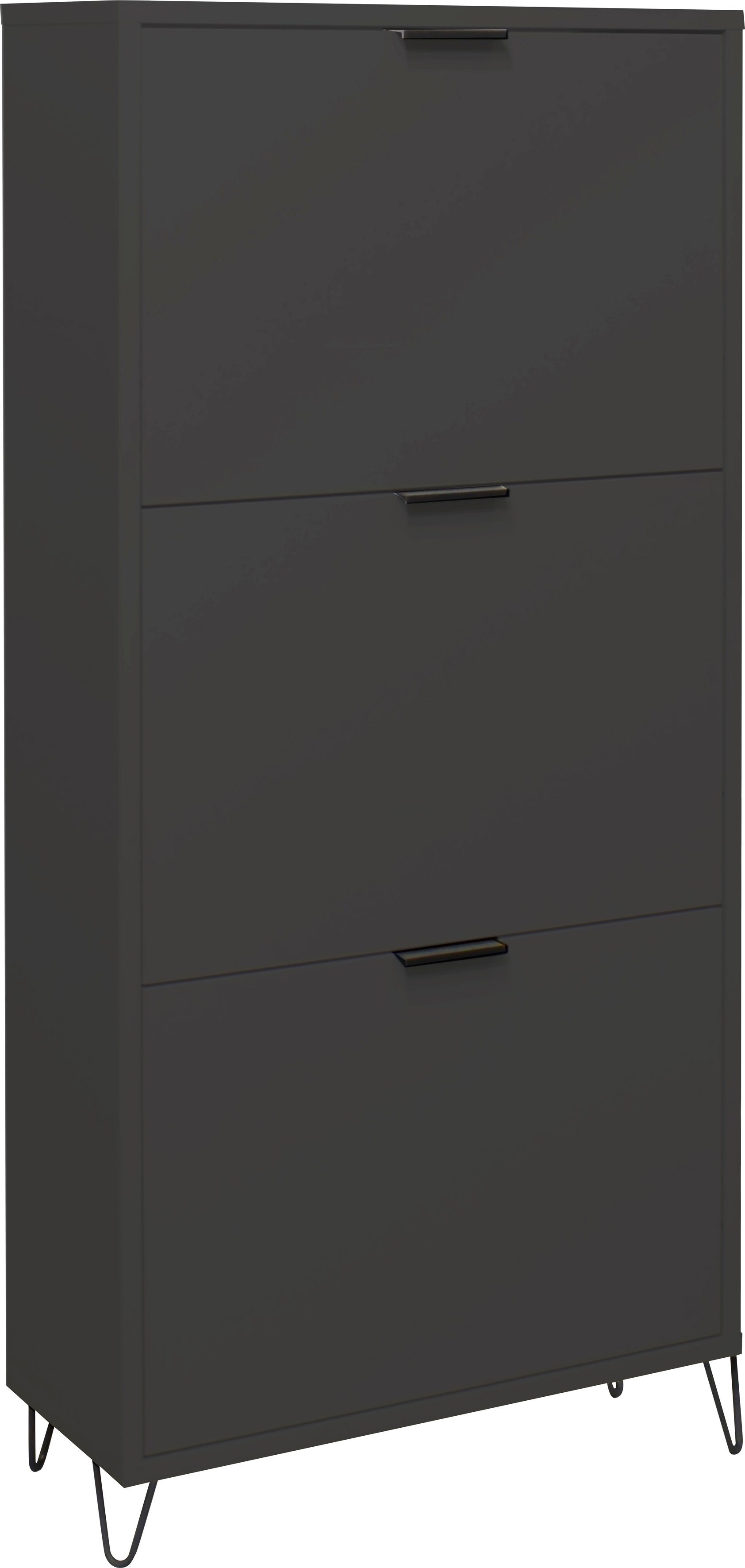 Mäusbacher Schoenenkast Bonnie Breedte 61 cm met 3 kleppen en draadframe