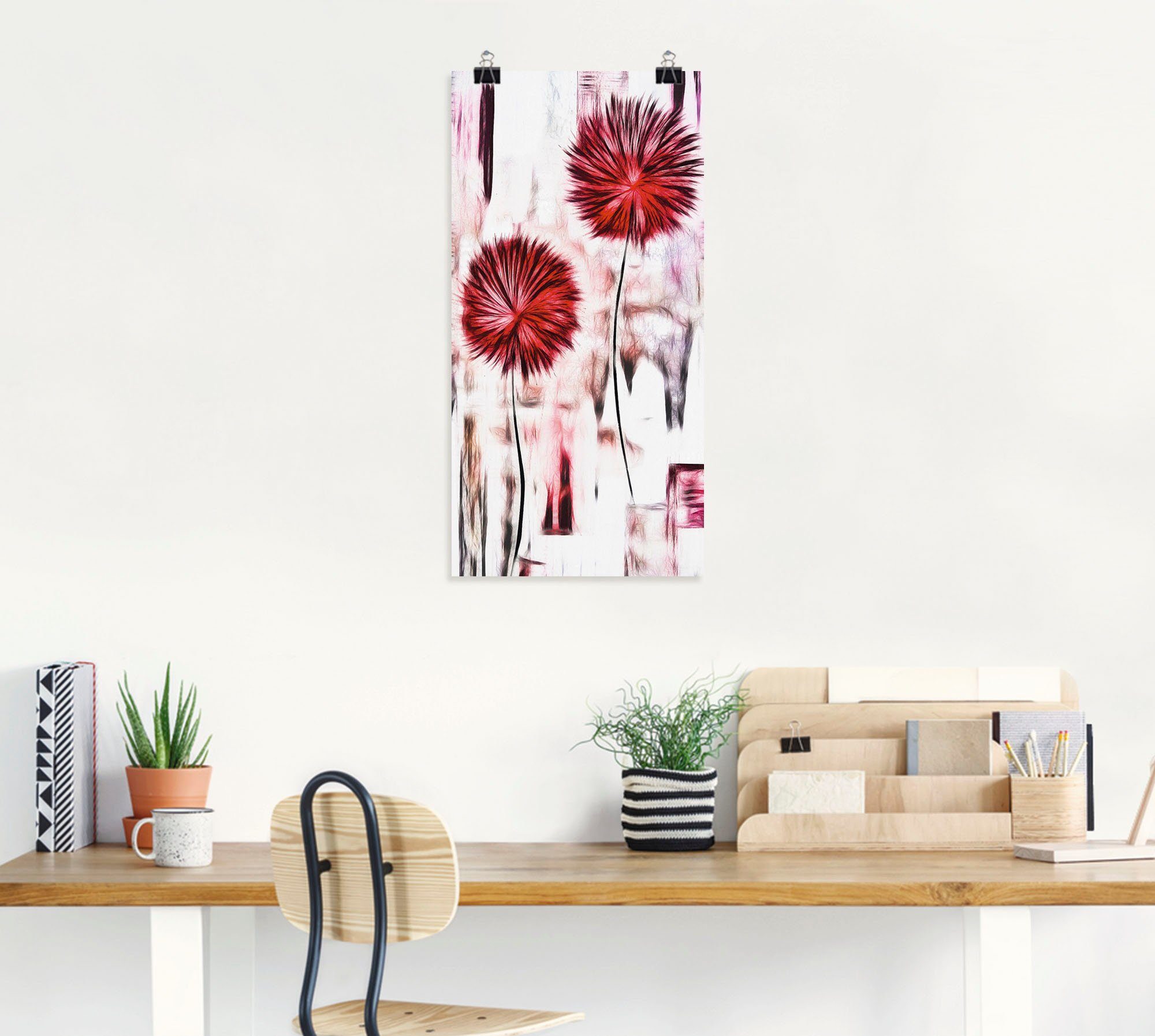 Artland Artprint Bloemen als artprint van aluminium, artprint op linnen, muursticker of poster in verschillende maten