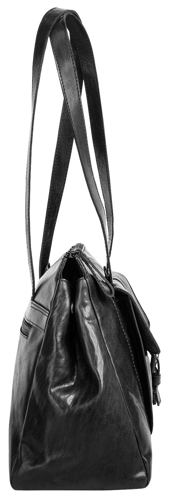 Spikes & Sparrow Tas echt leder