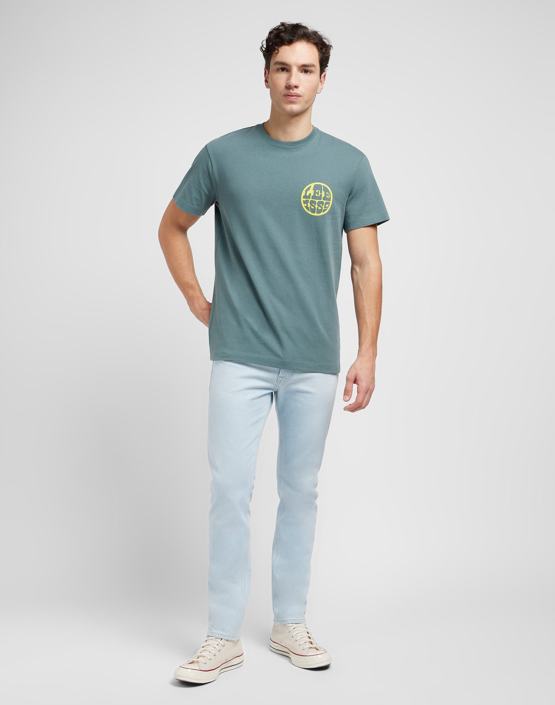 Lee® T-shirt RELAXED TEE met logoprint
