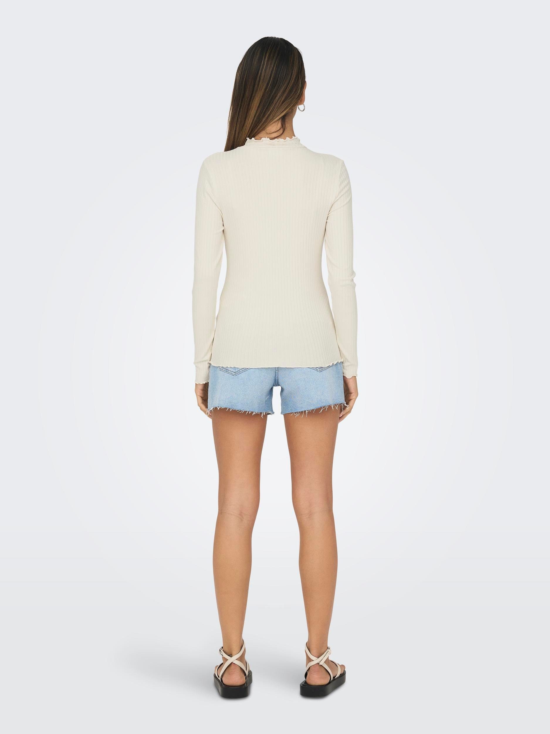 JDY Shirt met lange mouwen JDYFRANSISKA L/S HIGHNECK TOP JRS NOOS