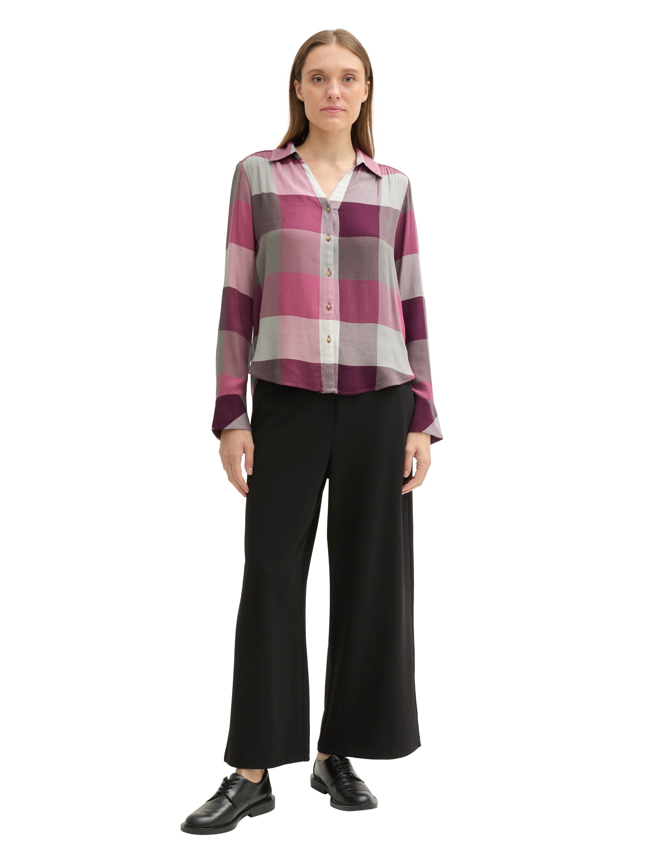 Tom Tailor Geruite blouse met ruitpatroon