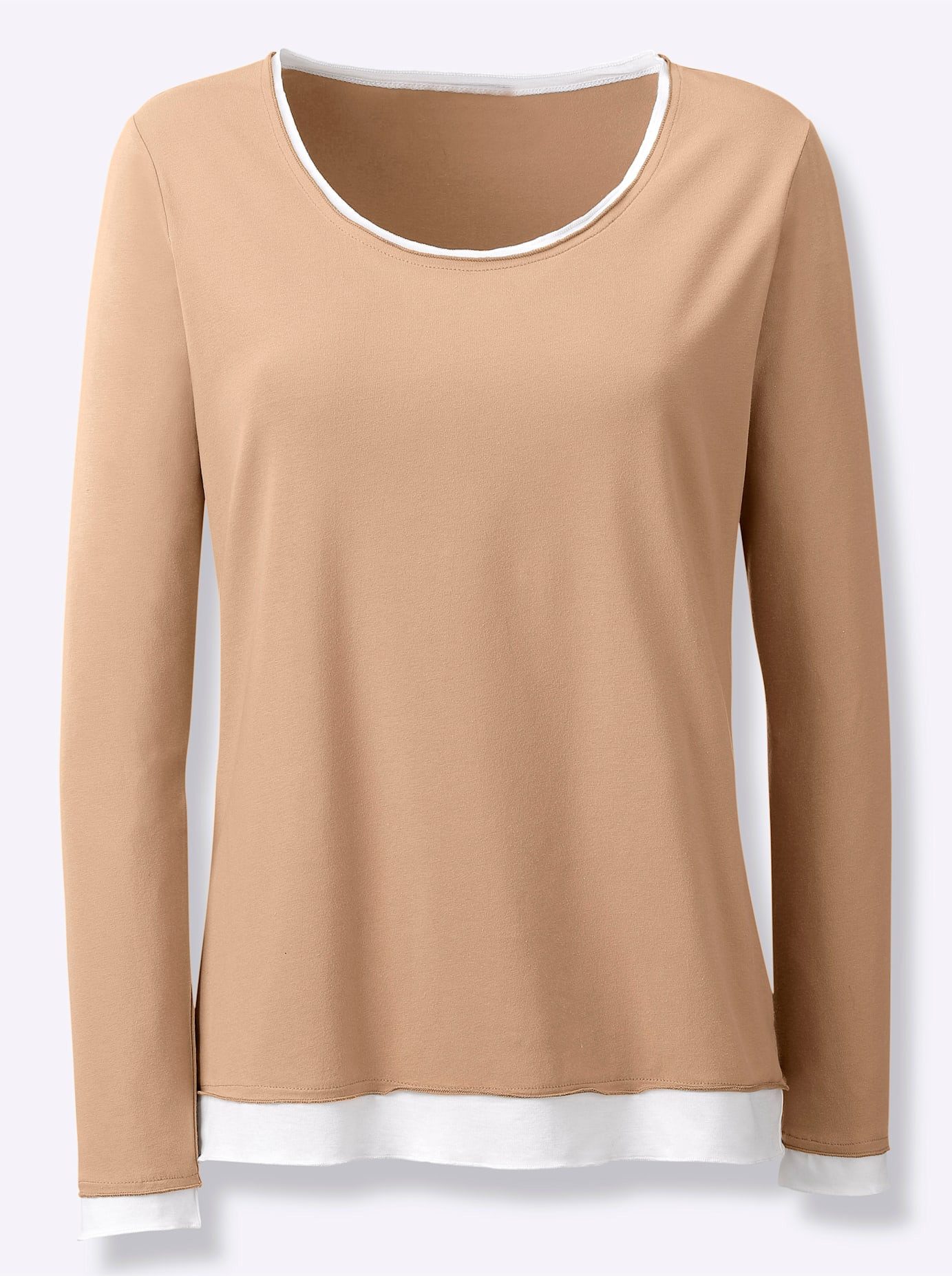 heine Shirt met lange mouwen T-shirt (1-delig)
