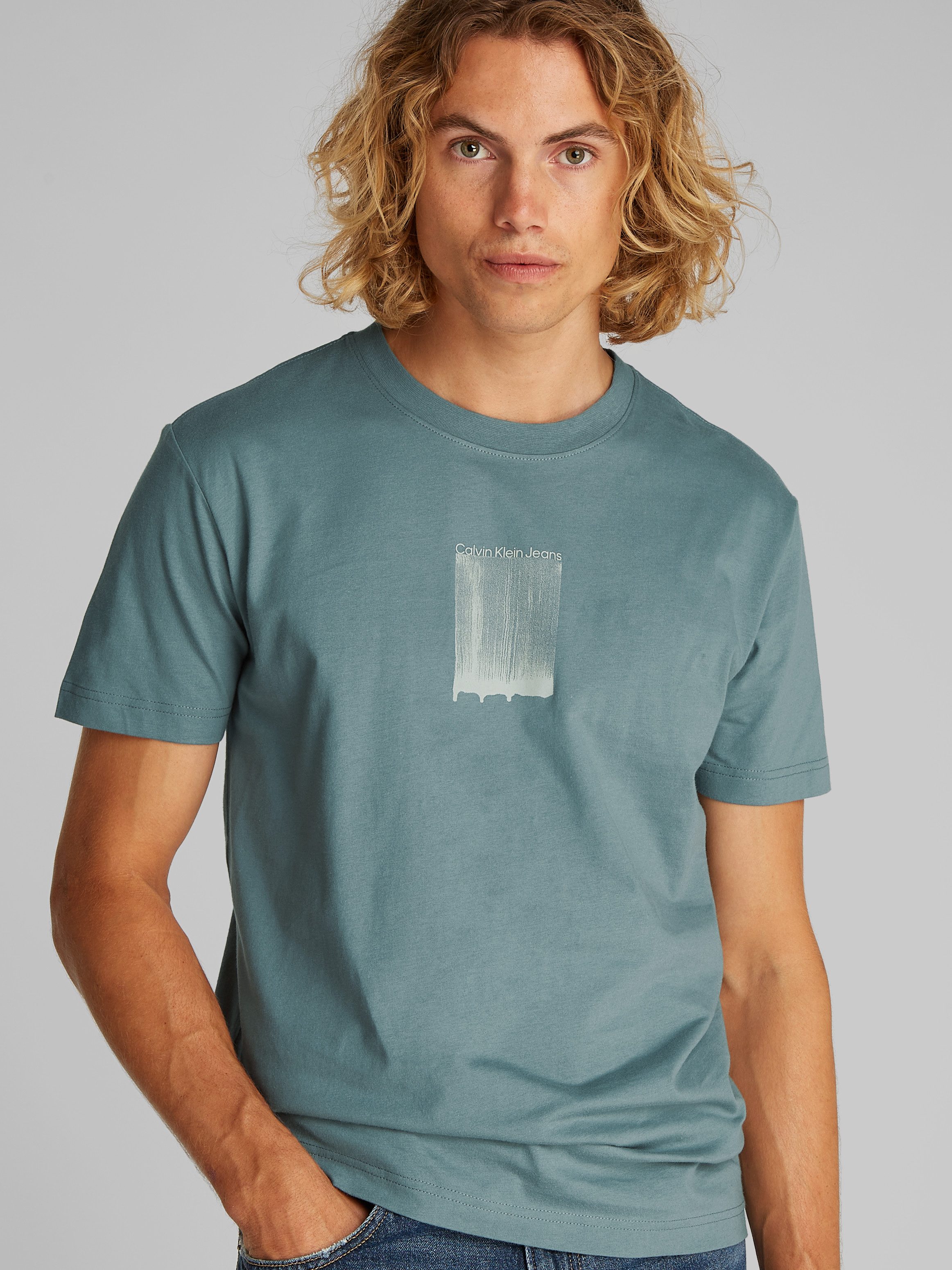 Calvin Klein T-shirt BRUSH STROKE GRAPHIC TEE